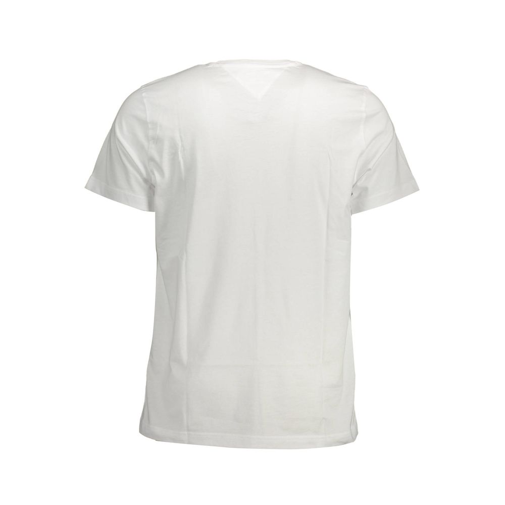 White Cotton Men's T-Shirt - ventzia