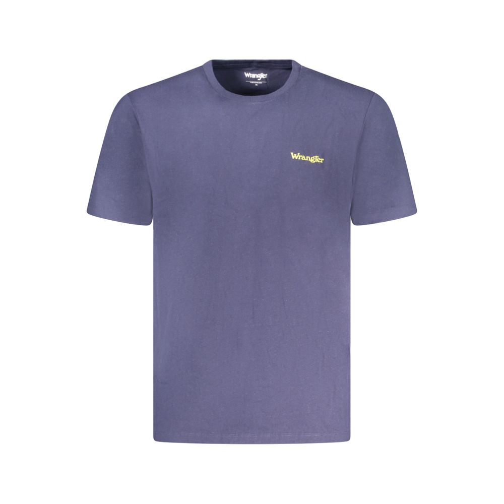 Blue Cotton Men's T-Shirt - ventzia