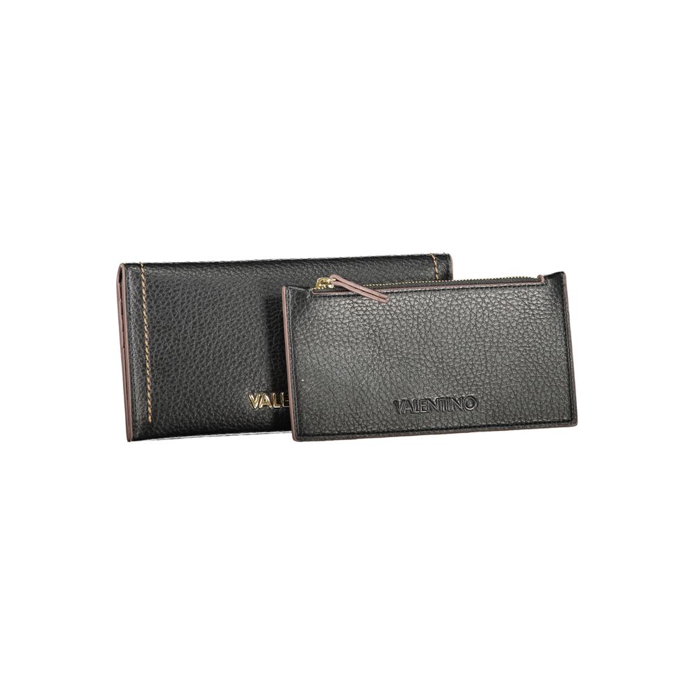 Nero Poliuretano Women Wallet - ventzia