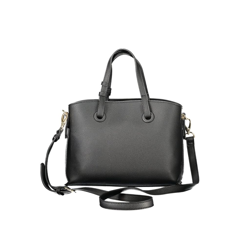 Nero Polyurethane Women Handbag - ventzia