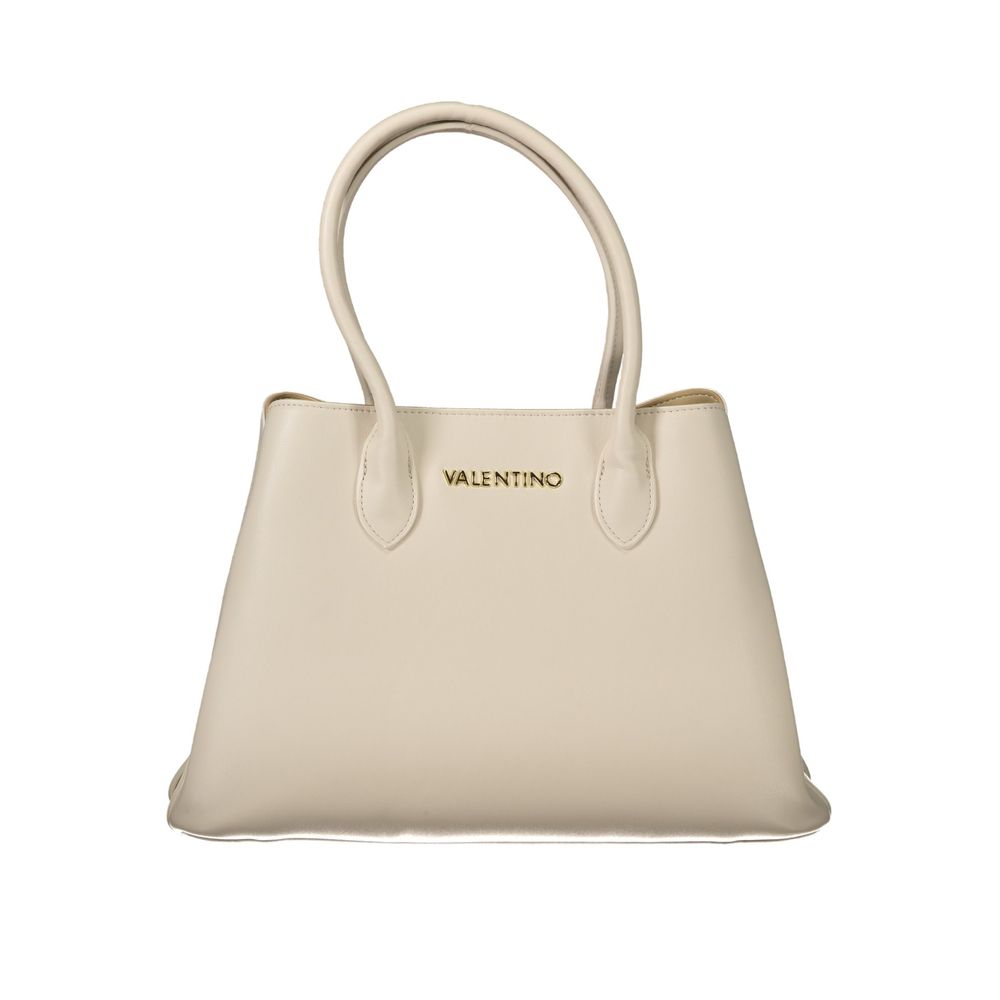 Beige Polyethylene Handbag