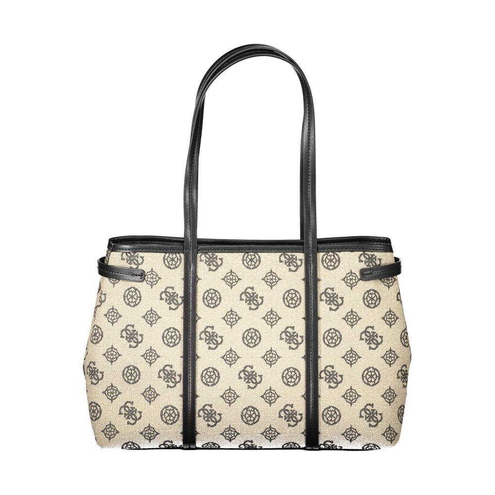 Beige Cotton Handbag