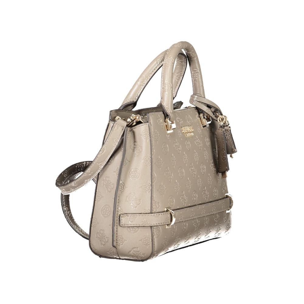 Beige Polyethylene Handbag