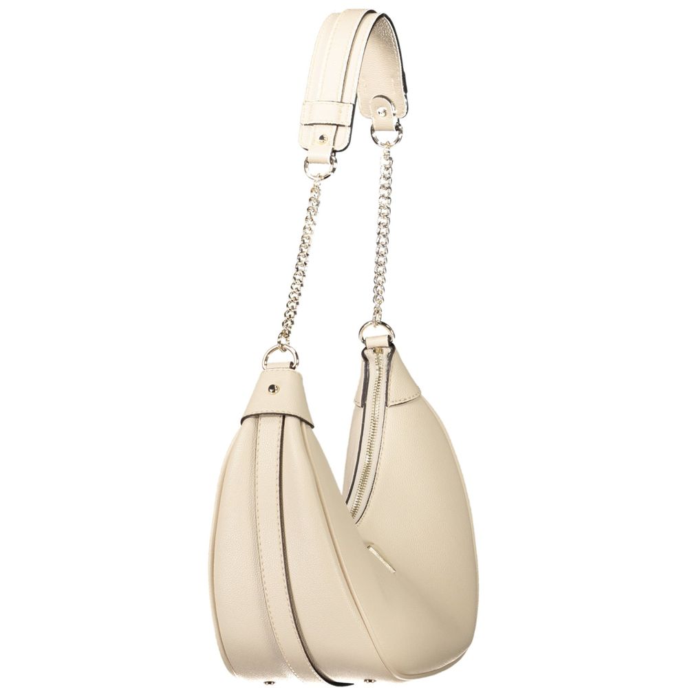 Beige Polyethylene Handbag
