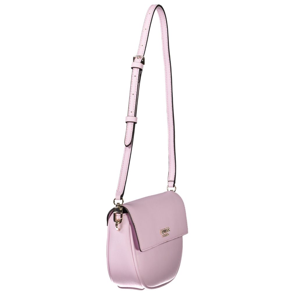 Pink Polyethylene Handbag
