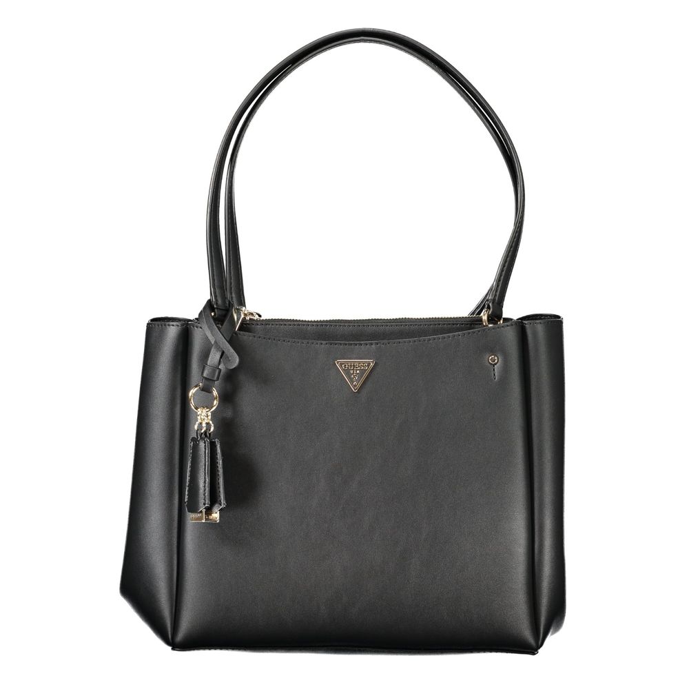 Nero Poliuretano Women Handbag - ventzia