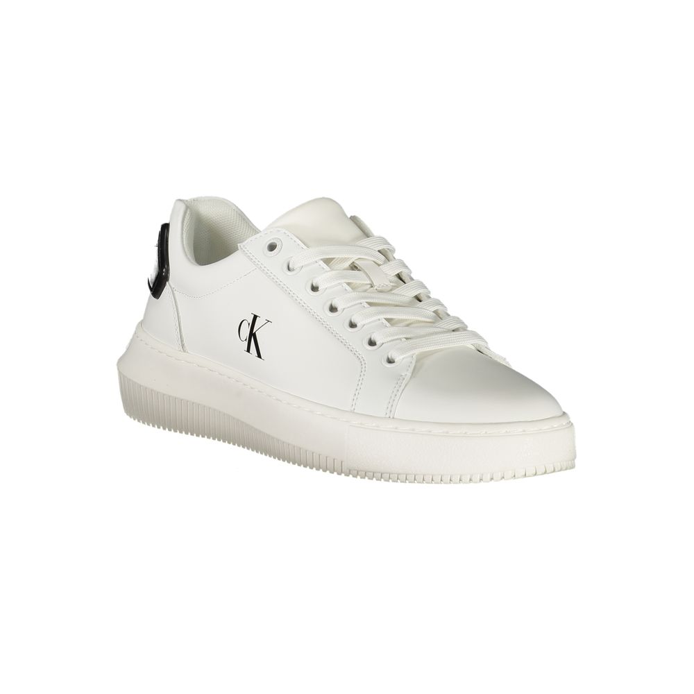 Bianco Polyurethane Women Sneaker - ventzia