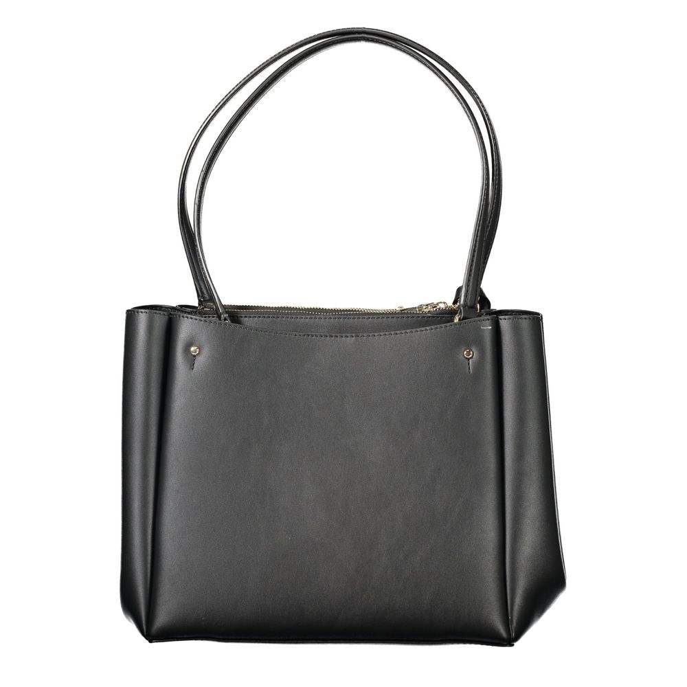 Nero Poliuretano Women Handbag - ventzia