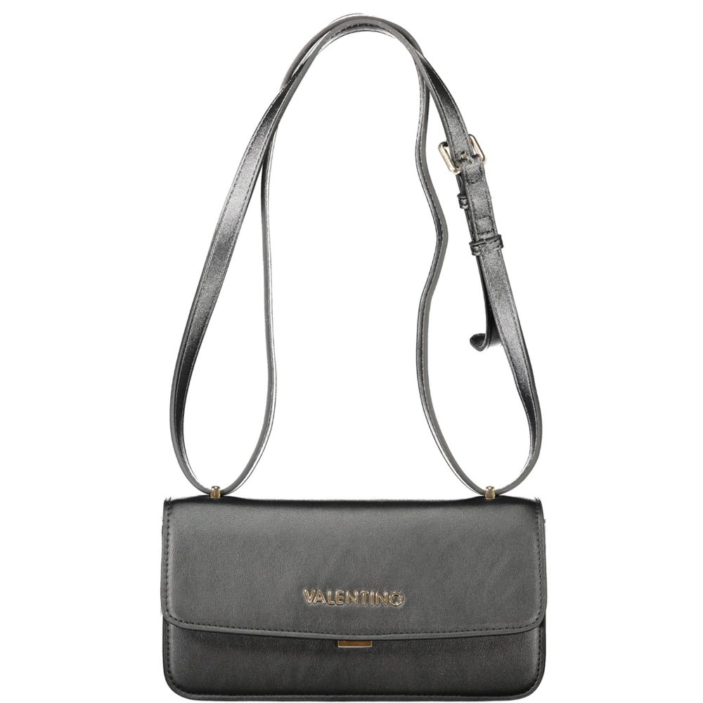 Nero Poliuretano Woman Shoulder Bag - ventzia