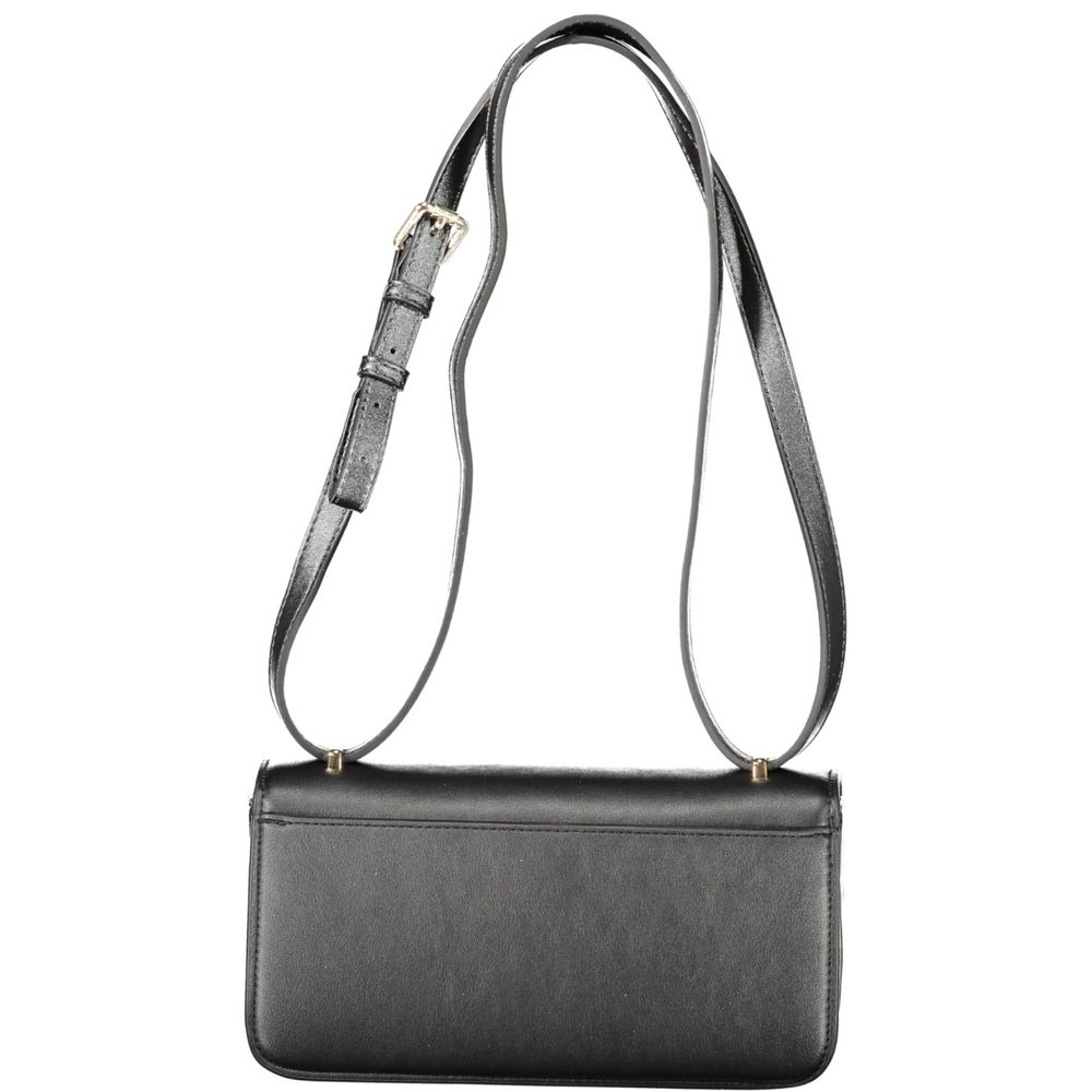 Nero Poliuretano Woman Shoulder Bag - ventzia