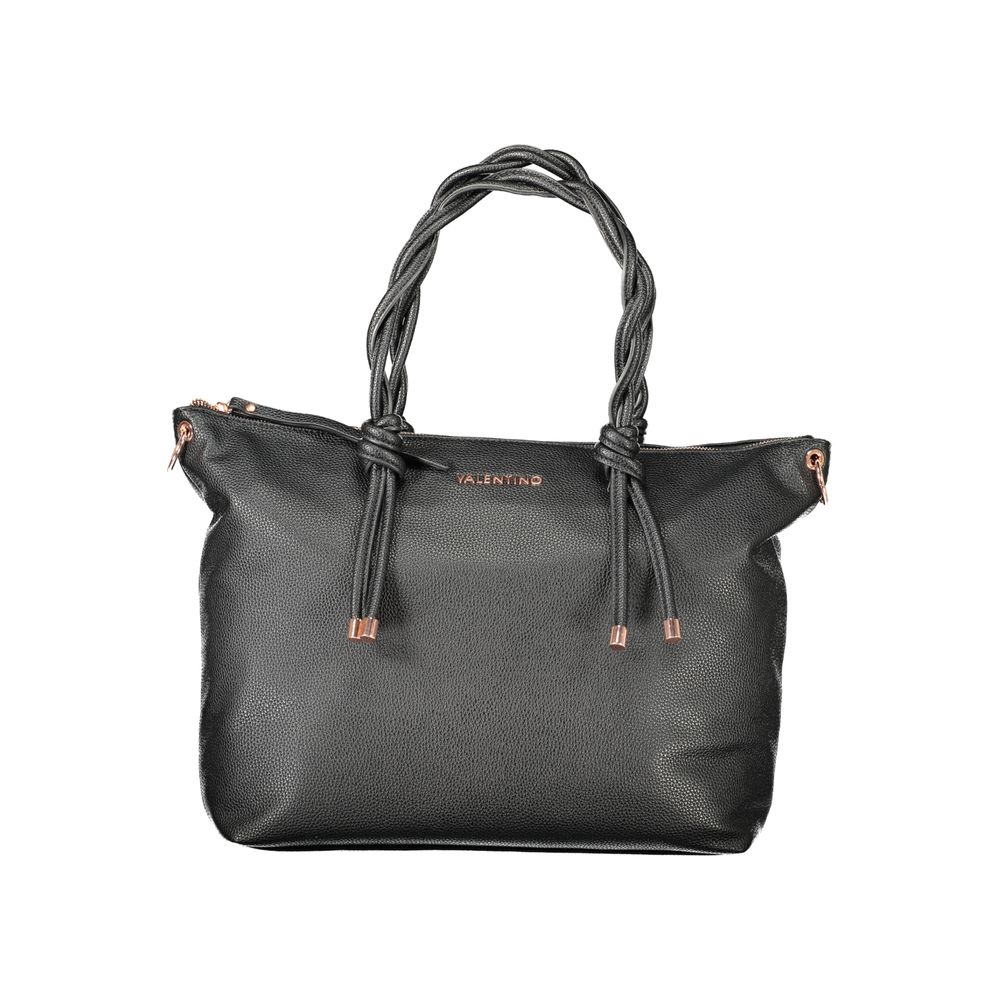 Nero Poliuretano Women Handbag - ventzia