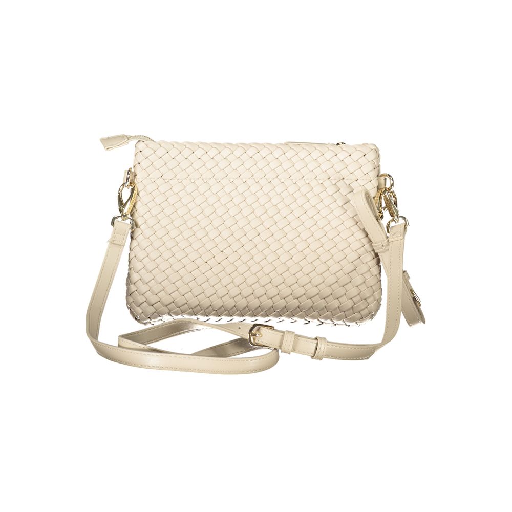 Beige Polyethylene Handbag