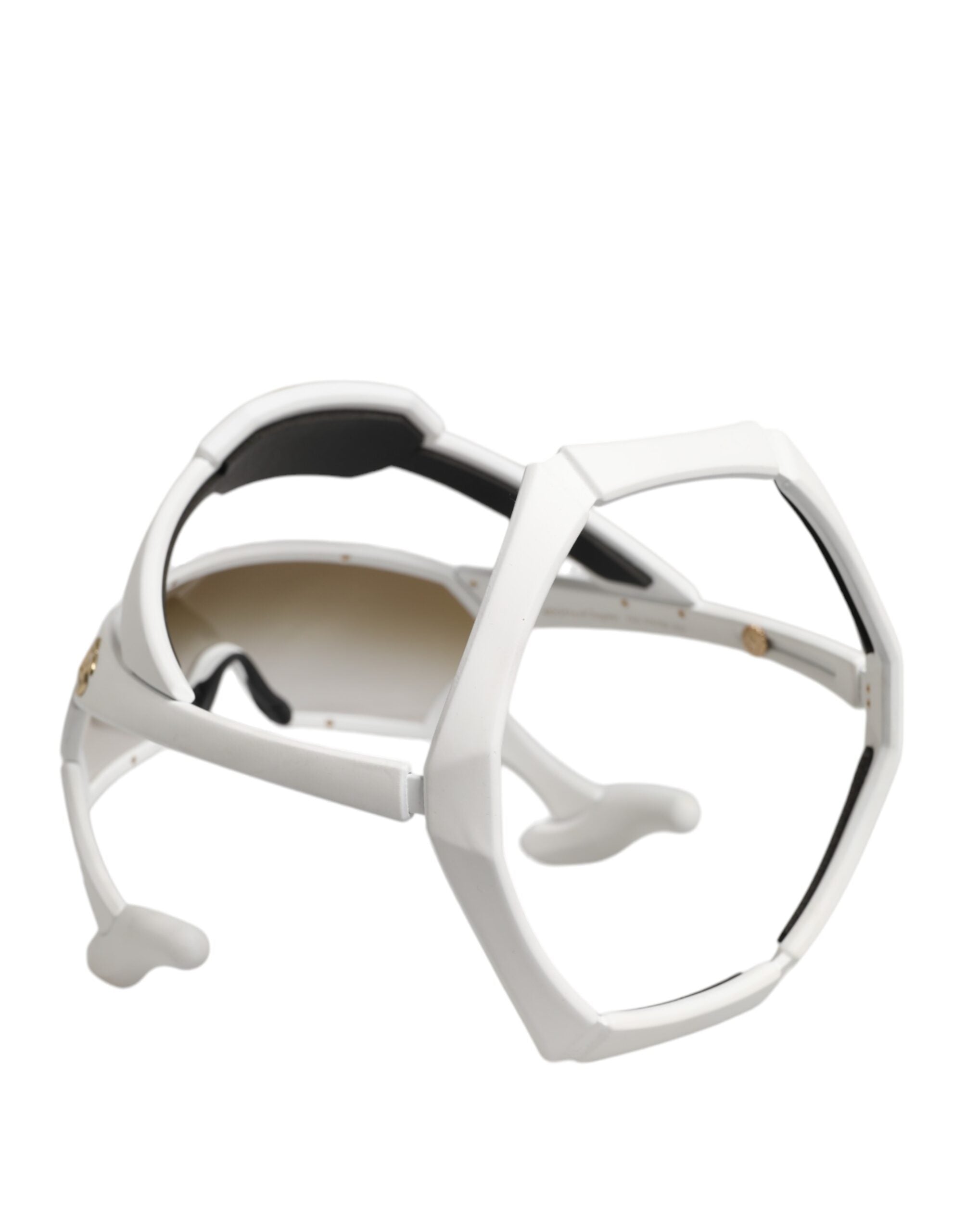 White Acetate Next Generation Mask Eyewear Sunglasses - ventzia