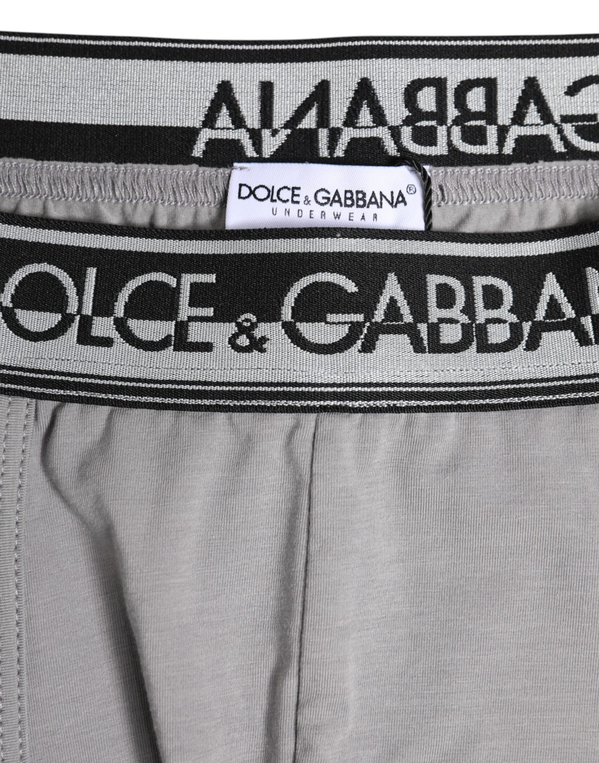 Gray Cotton Stretch Regular Boxer Underwear - ventzia