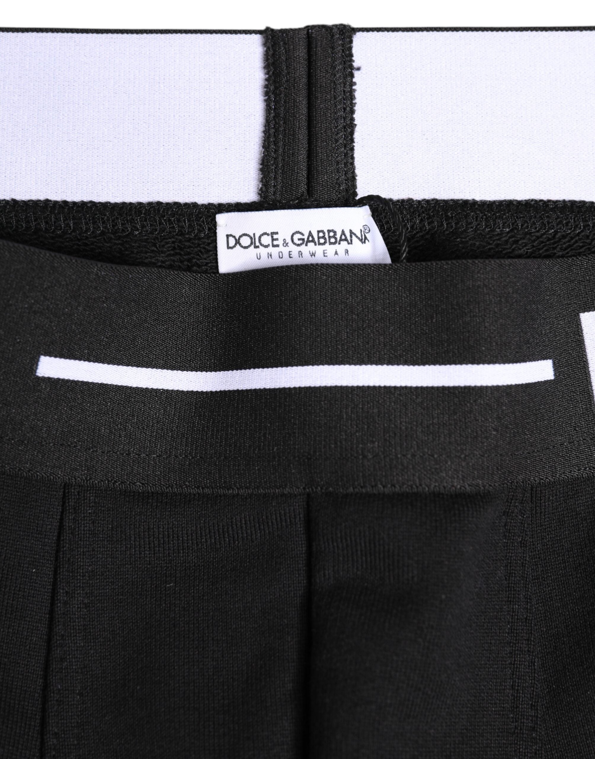 Black Cotton Stretch Regular Boxer Underwear - ventzia