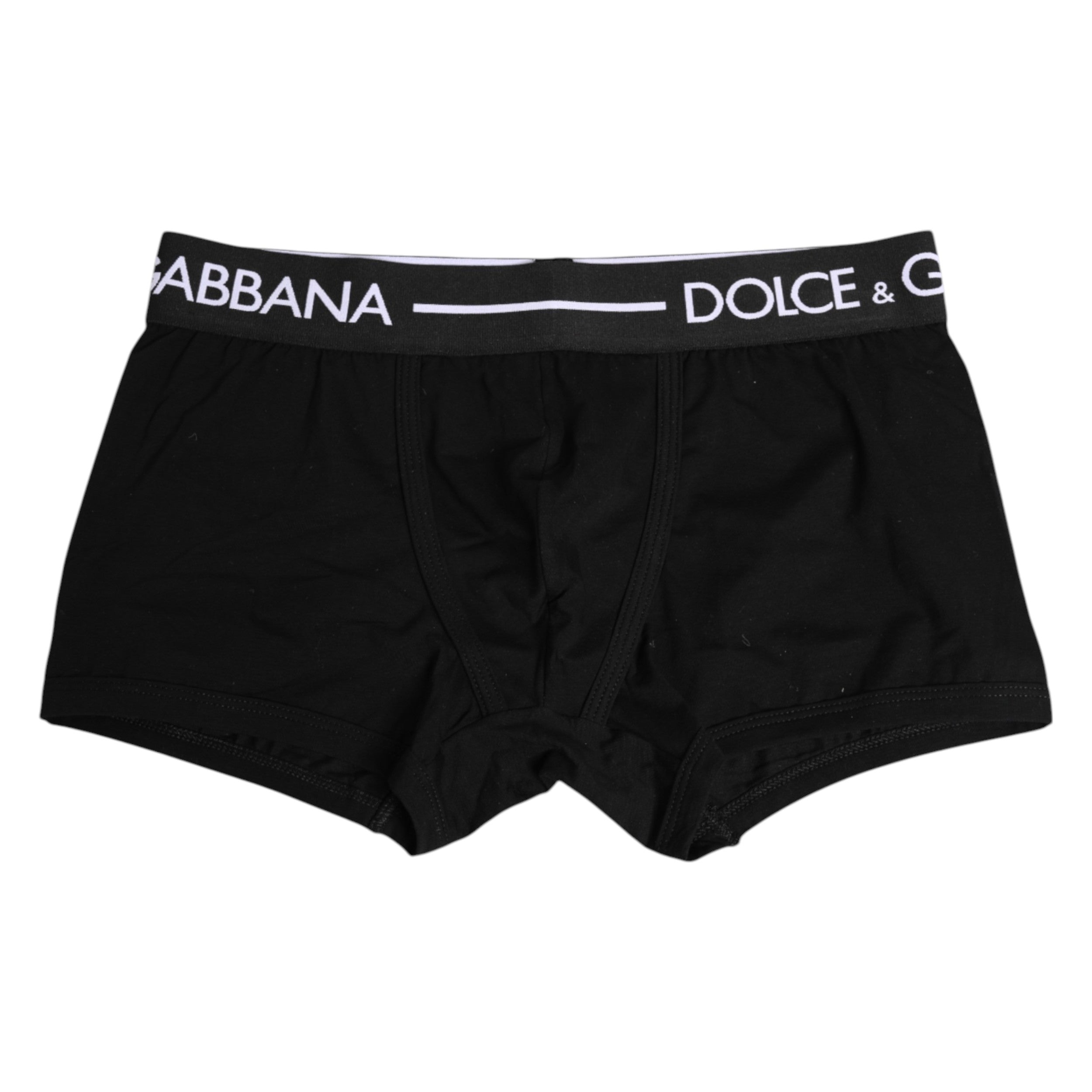 Black Cotton Stretch Regular Boxer Underwear - ventzia