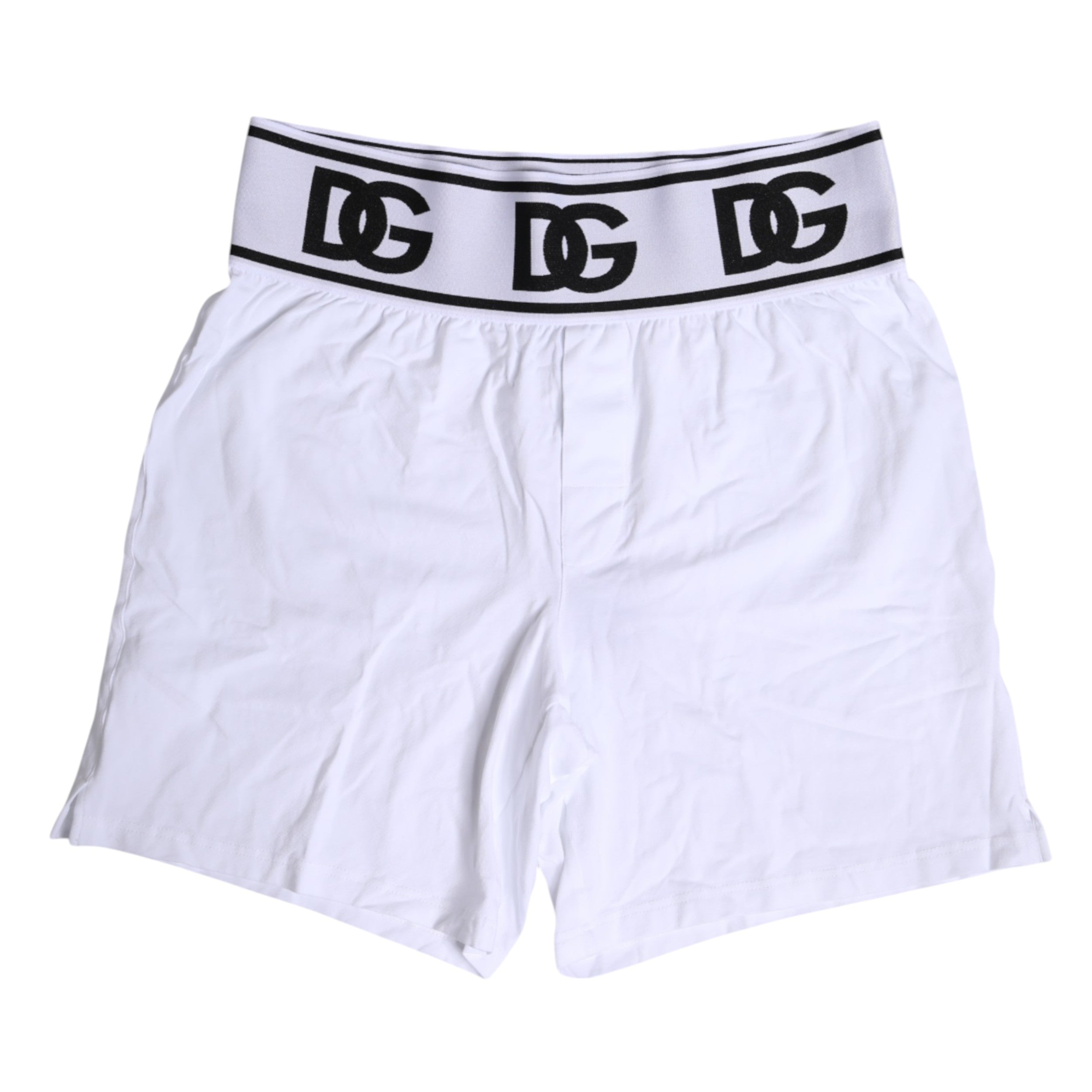 White Cotton Stretch Regular Boxer Underwear - ventzia
