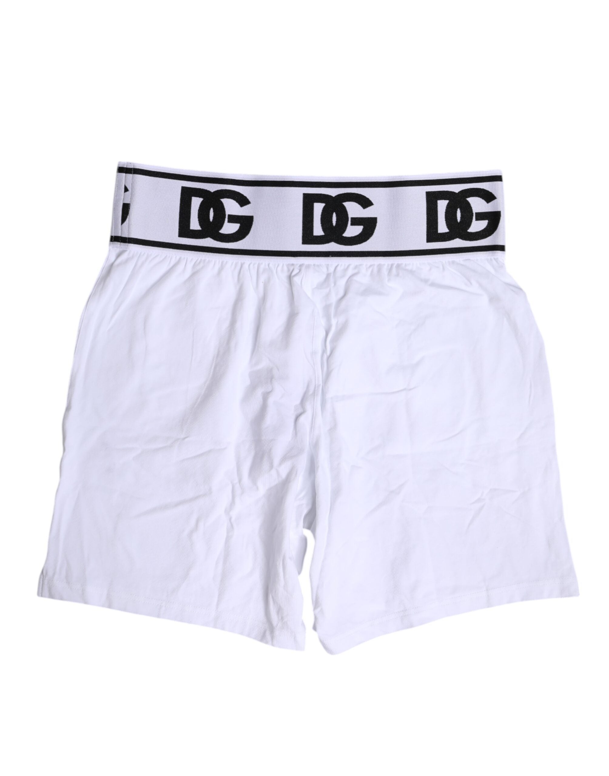 White Cotton Stretch Regular Boxer Underwear - ventzia