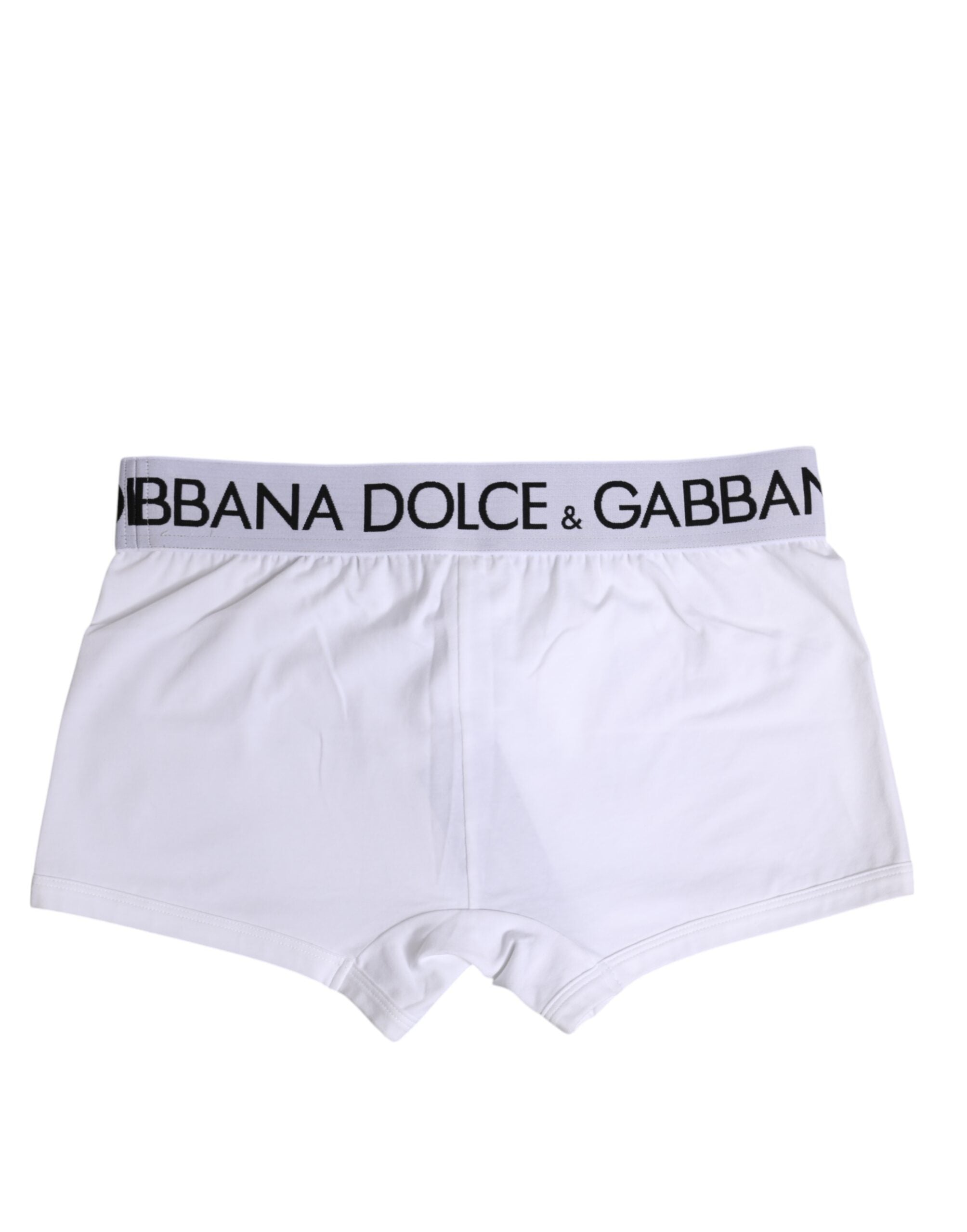 White Cotton Stretch Regular Boxer Underwear - ventzia