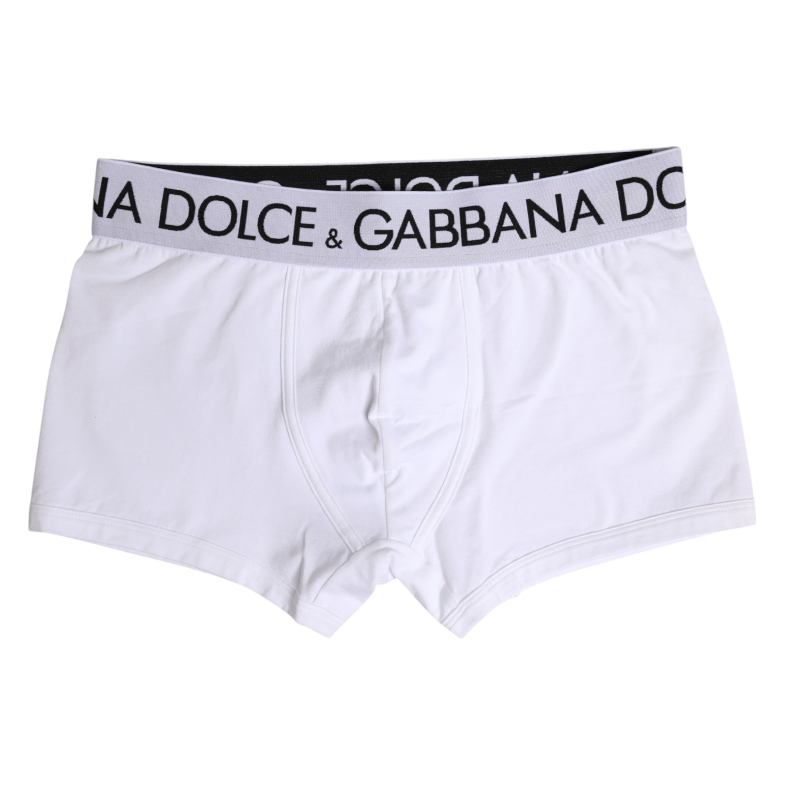White Cotton Stretch Regular Boxer Underwear - ventzia