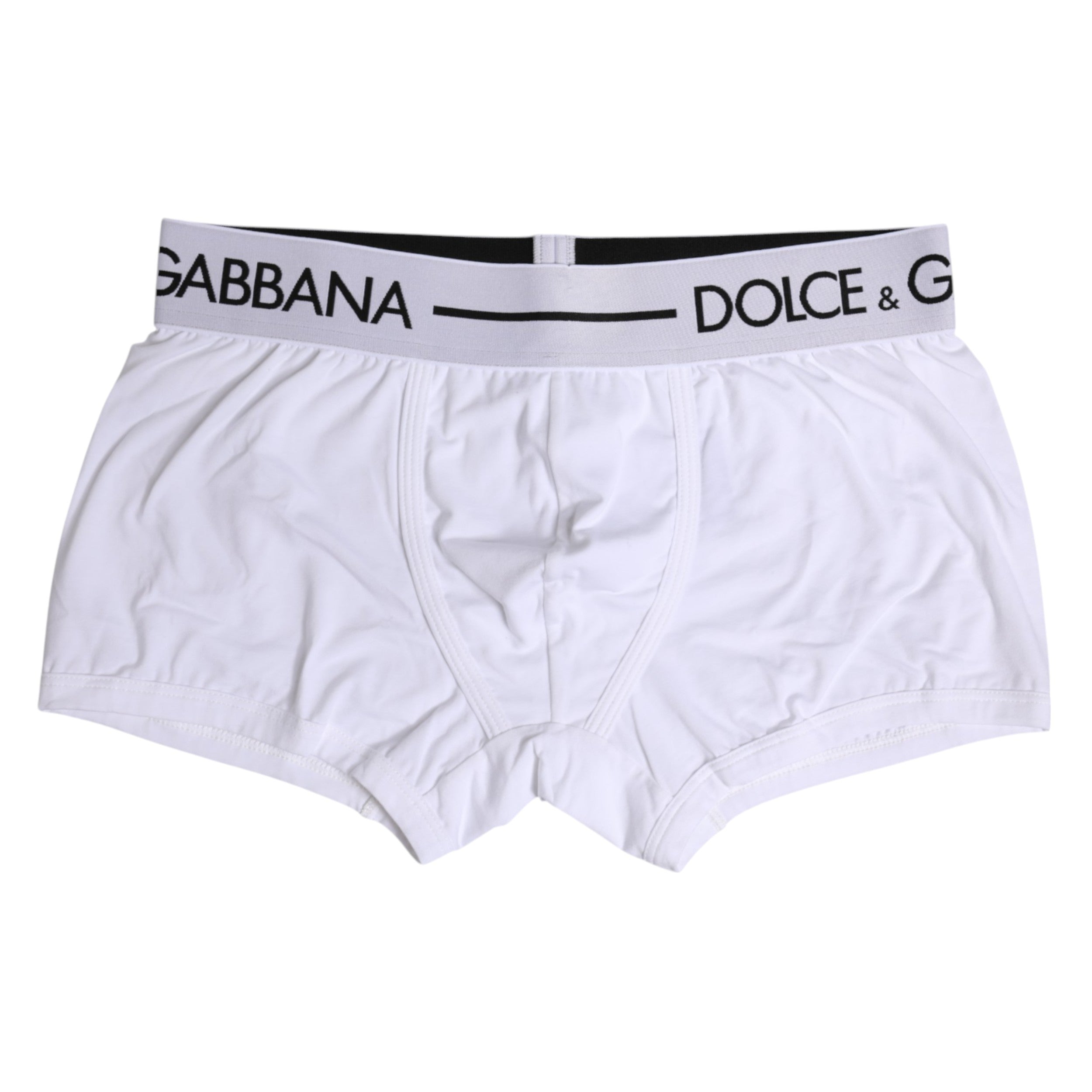 White Cotton Stretch Regular Boxer Underwear - ventzia