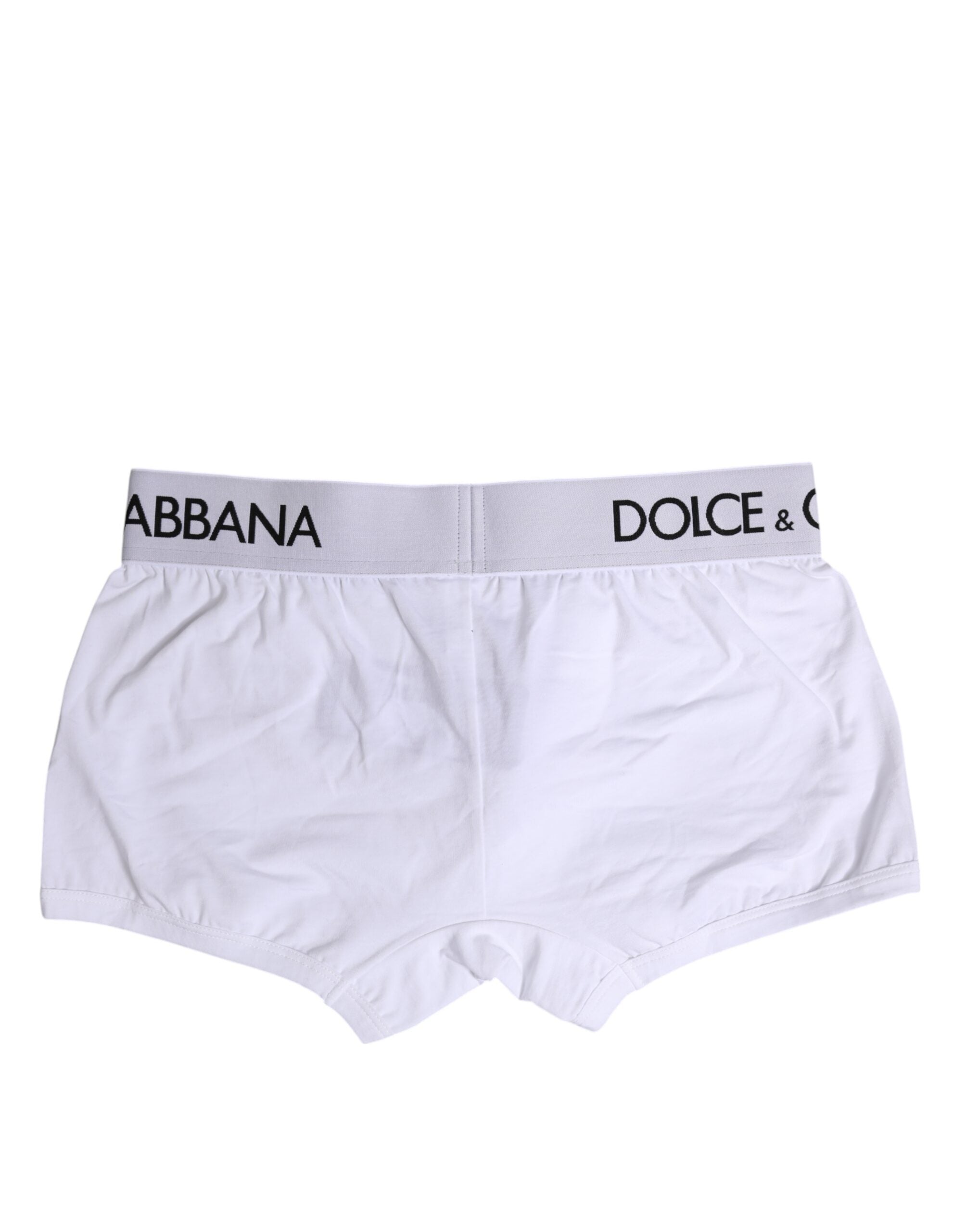 White Cotton Stretch Regular Boxer Underwear - ventzia