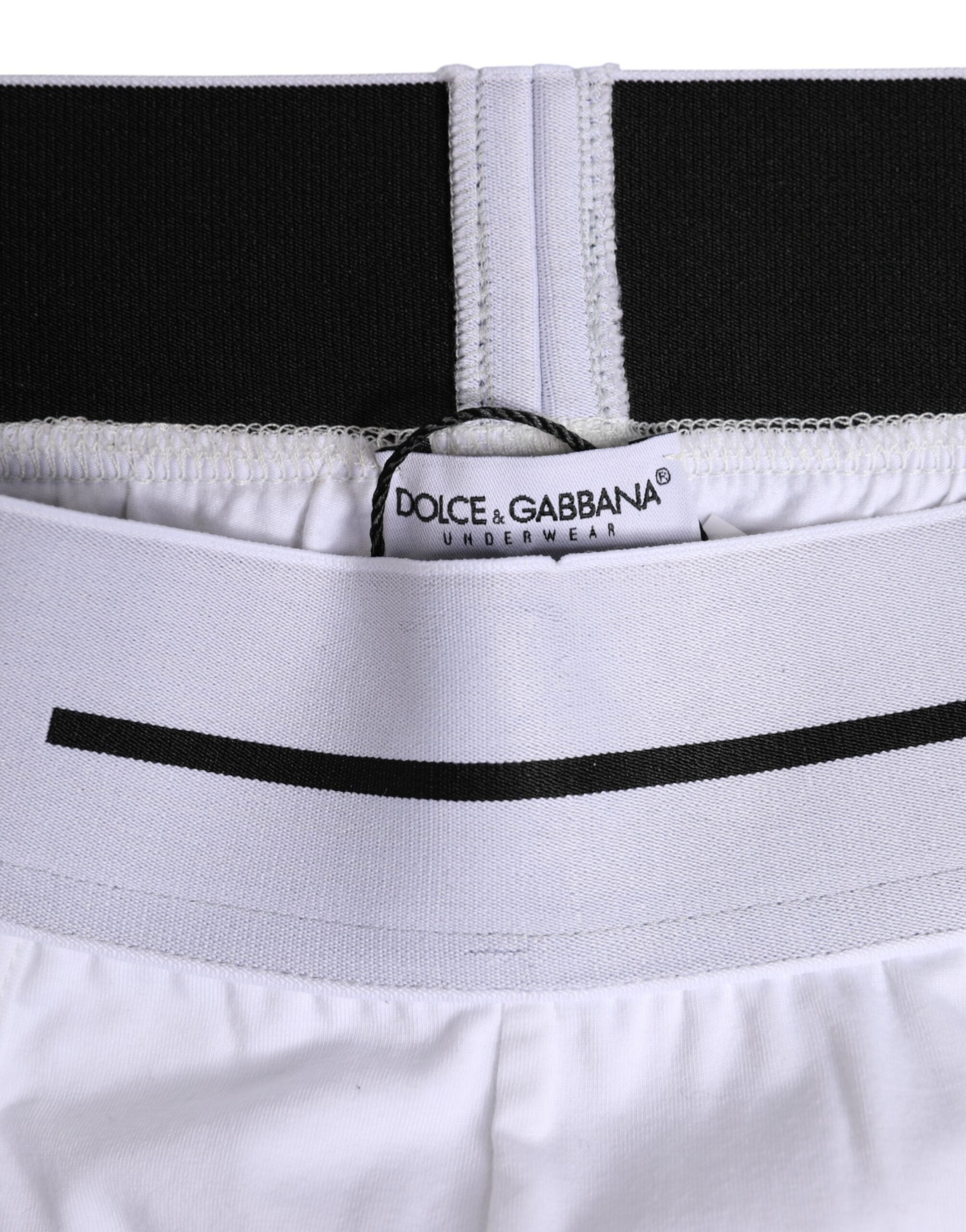 White Cotton Stretch Regular Boxer Underwear - ventzia