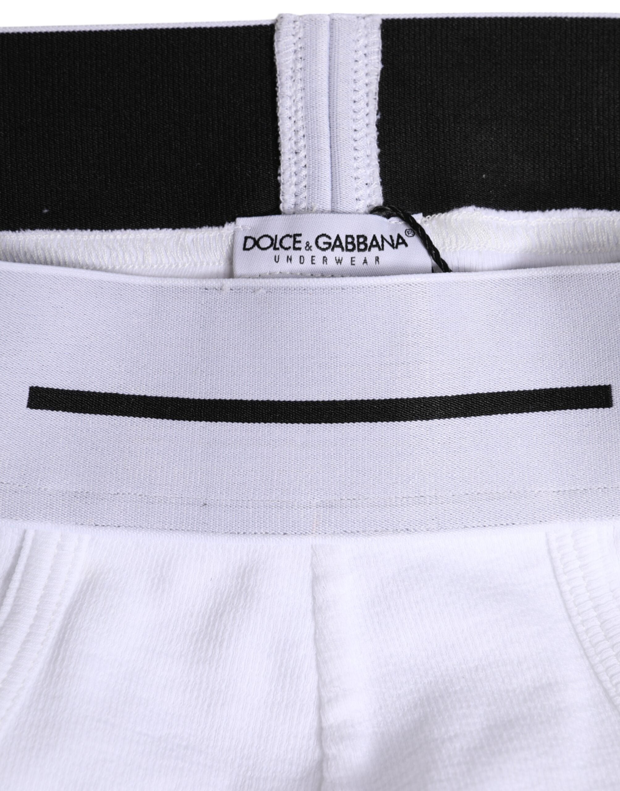 White Cotton Stretch Regular Brief Underwear - ventzia