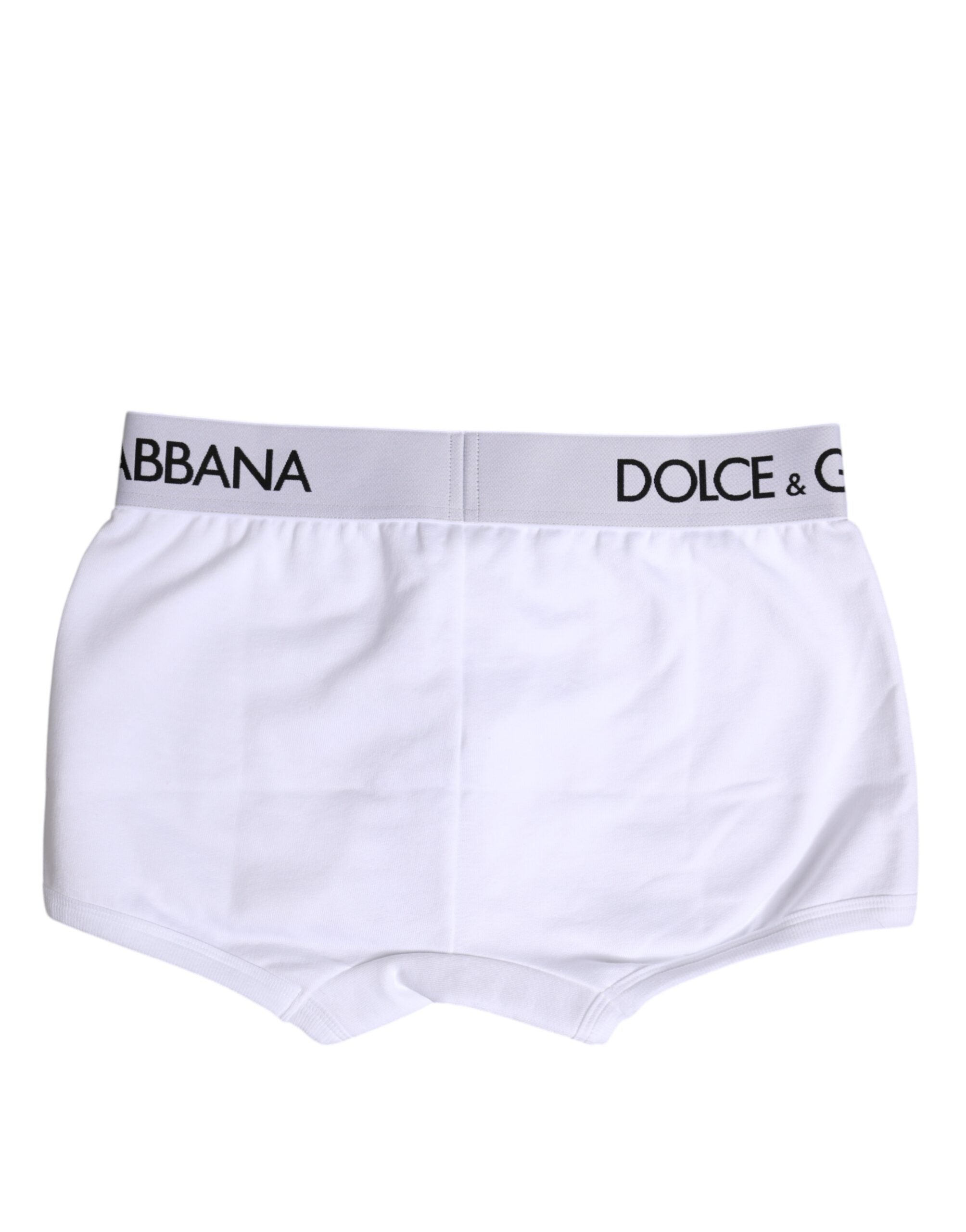 White Cotton Stretch Regular Boxer Underwear - ventzia