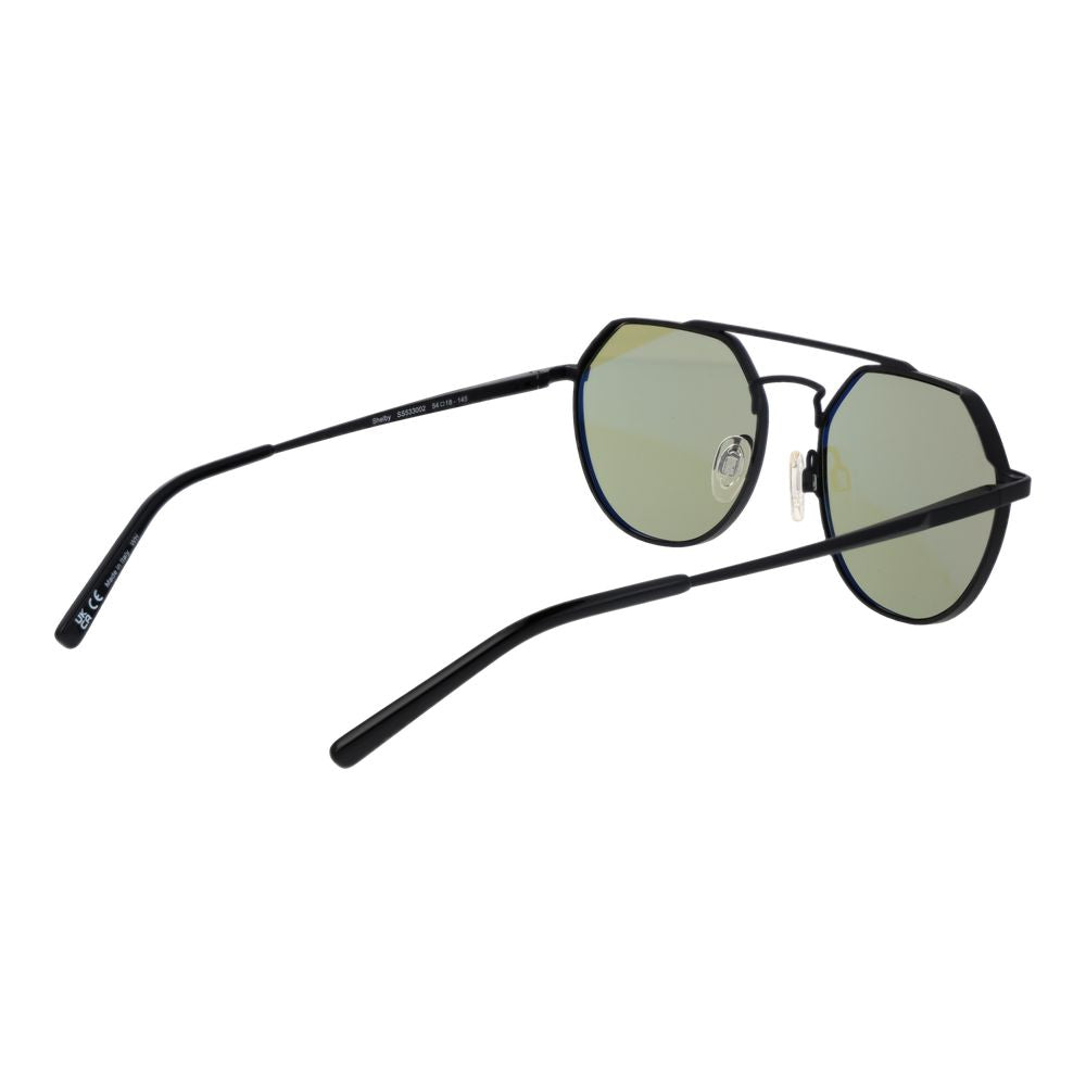 Black Plastic Sunglasses - ventzia