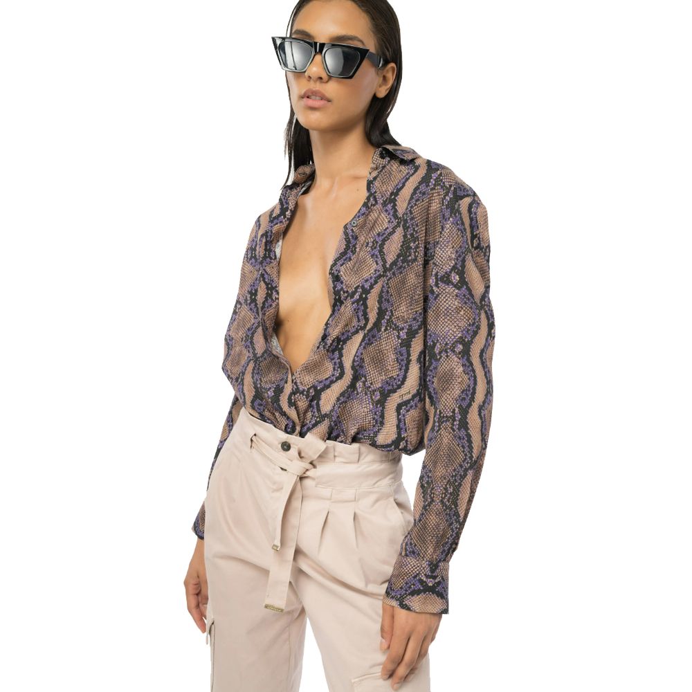 Multicolor Viscose Shirt - ventzia