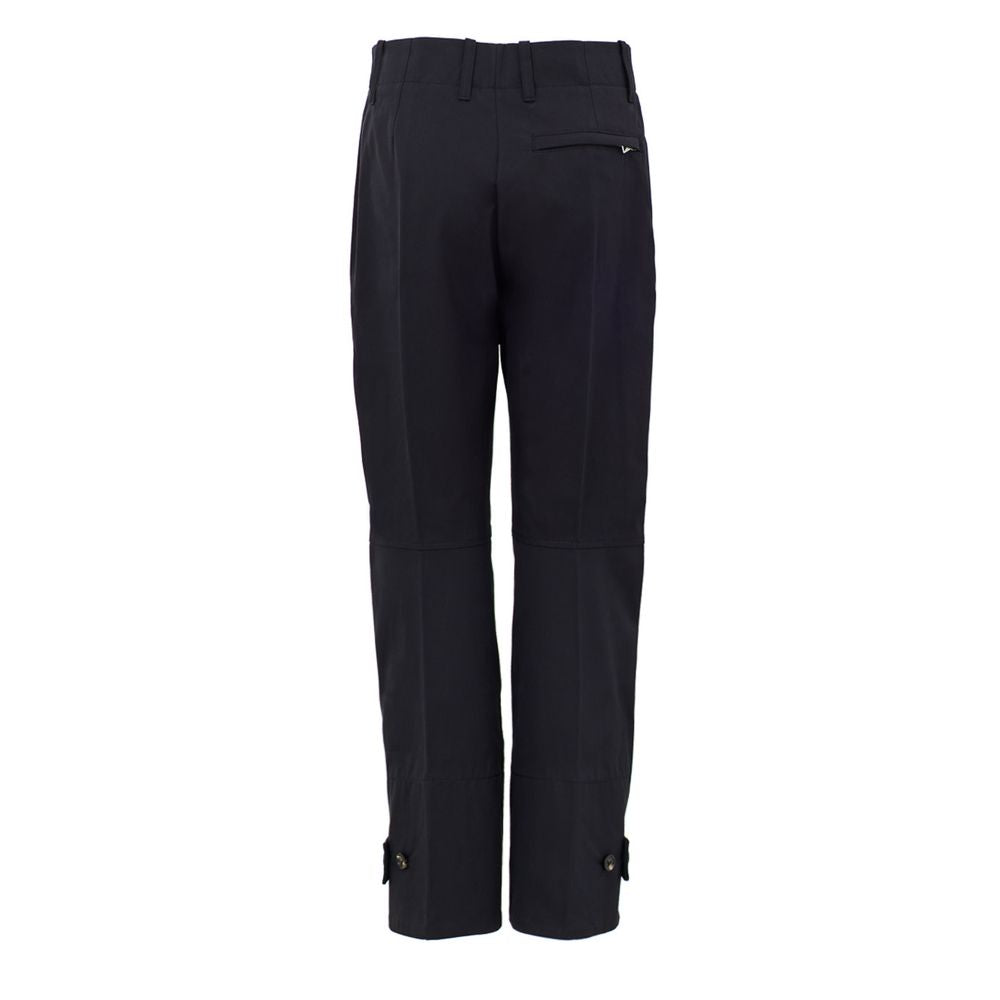Navy Blue Cotton Pant - ventzia
