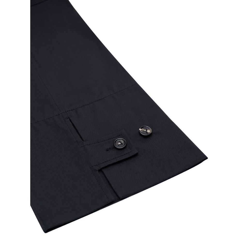 Navy Blue Cotton Pant - ventzia