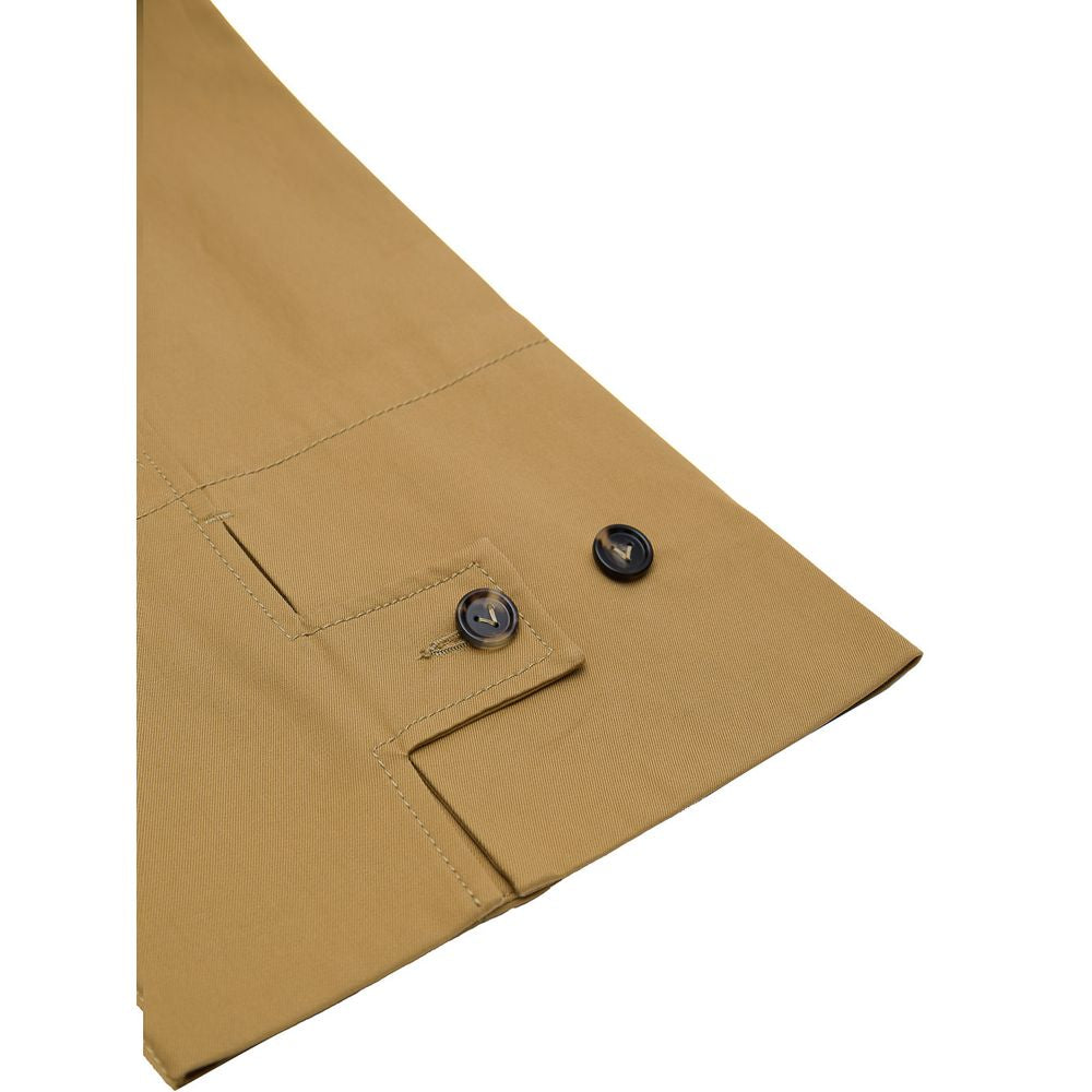 Beige Cotton Pant - ventzia