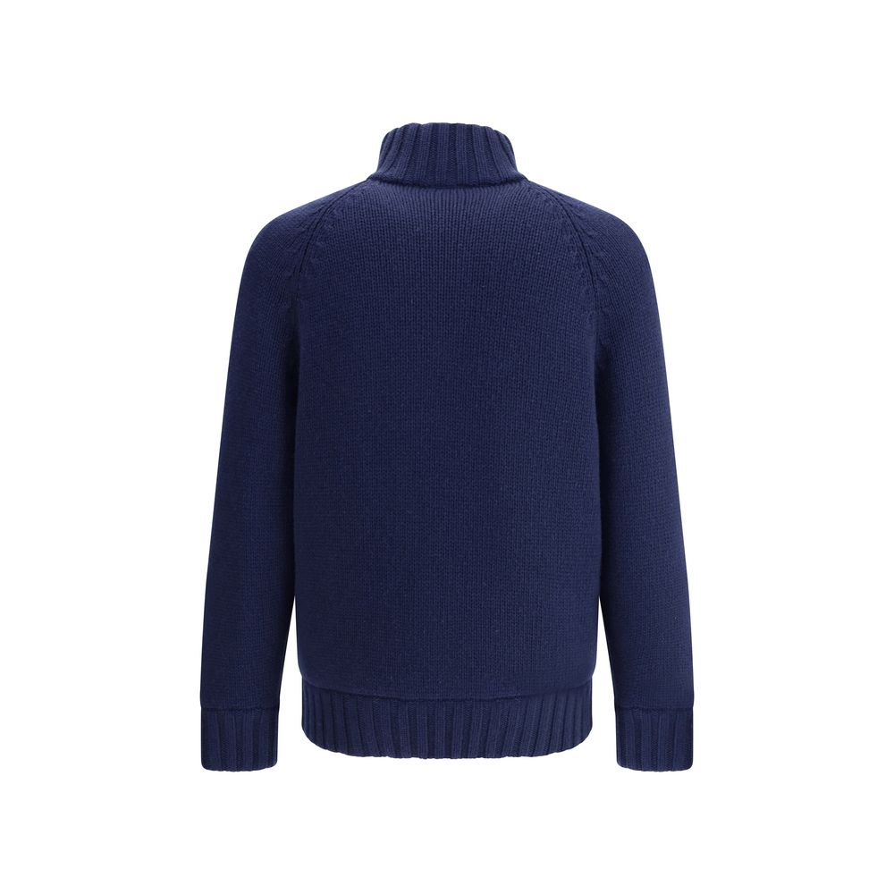 Blue Cashmere Coat - ventzia