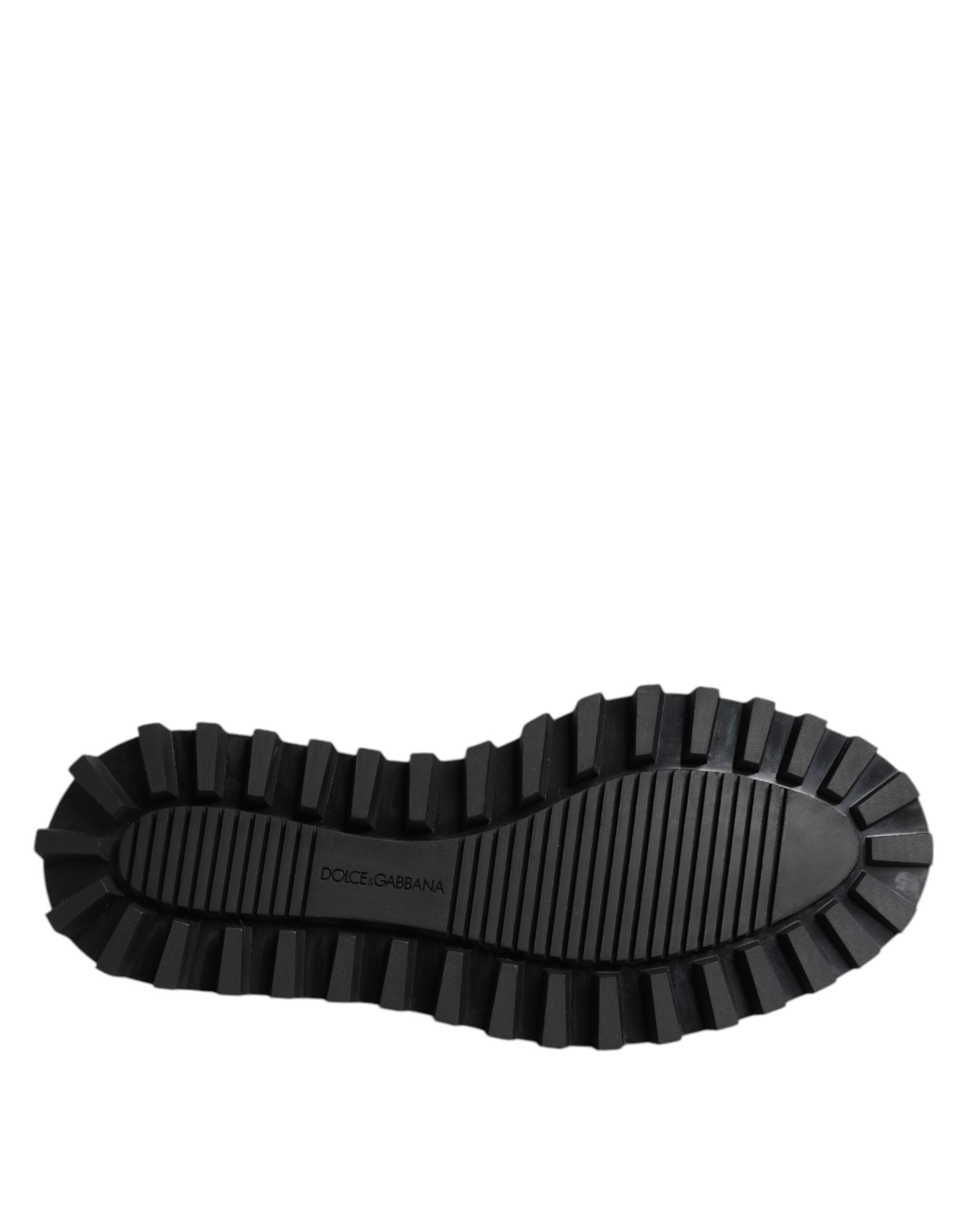 Black Leather Lace Up Trekking Dress Shoes - ventzia
