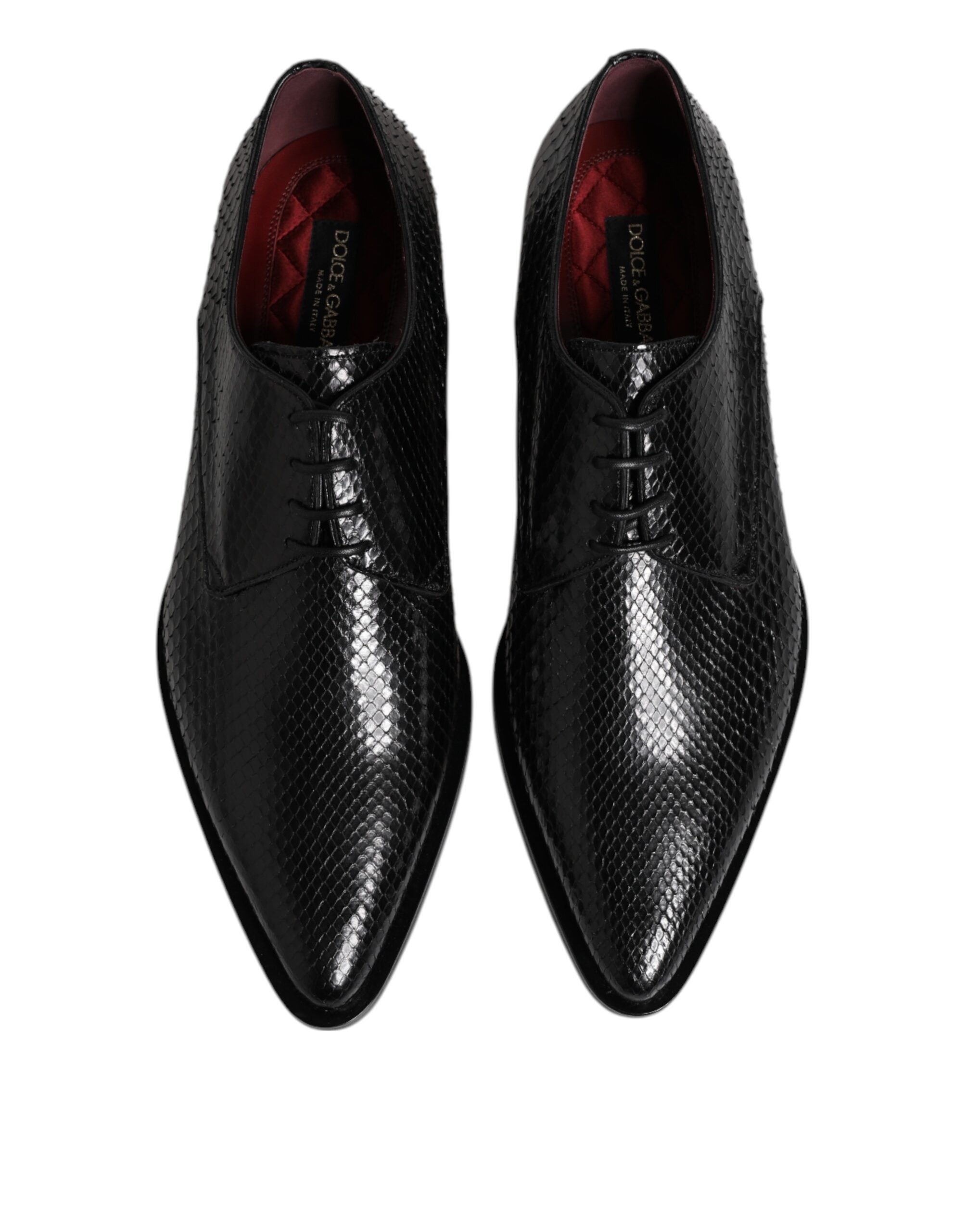 Black Leather Lace Up Dress Men Derby Shoes - ventzia