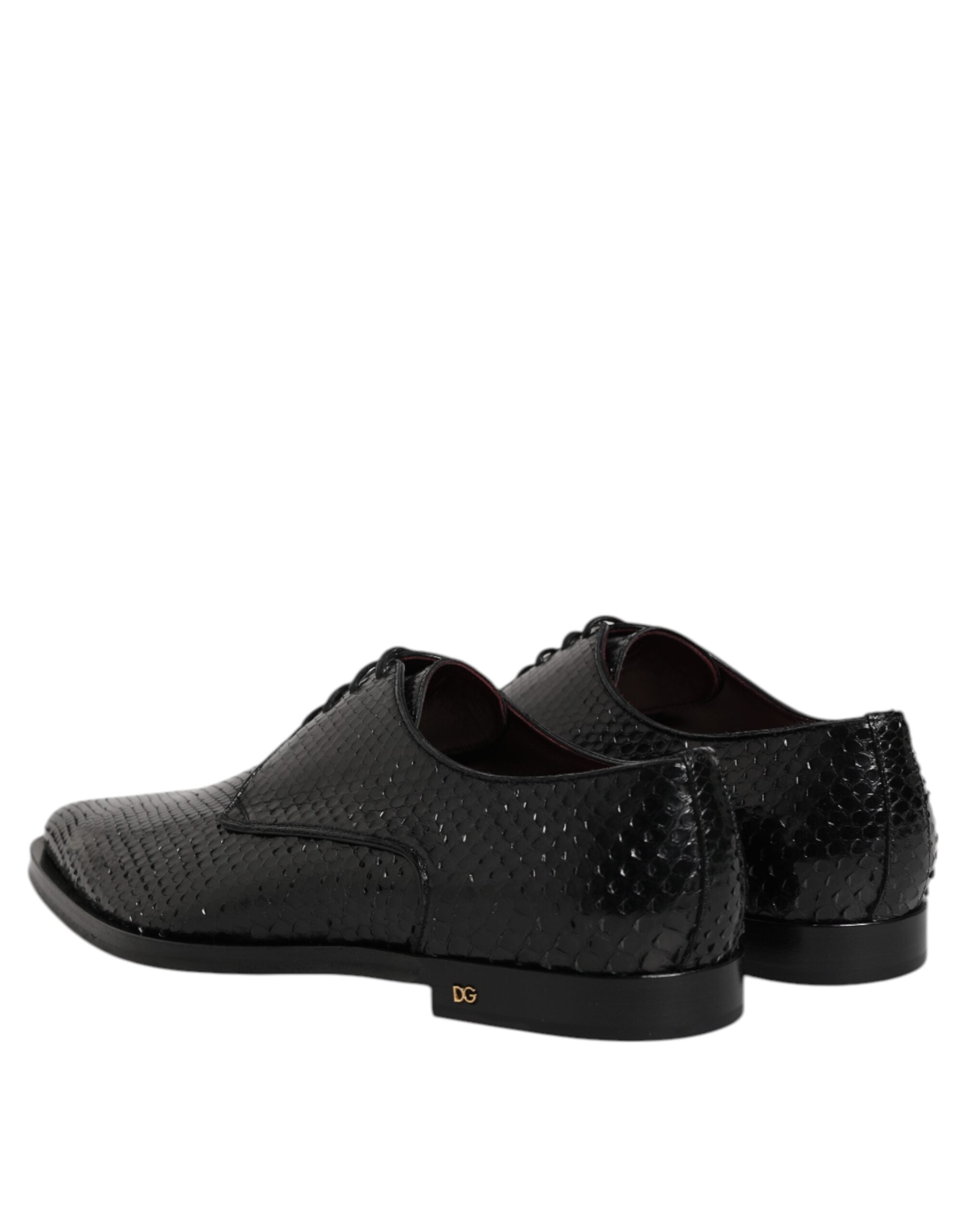 Black Leather Lace Up Dress Men Derby Shoes - ventzia