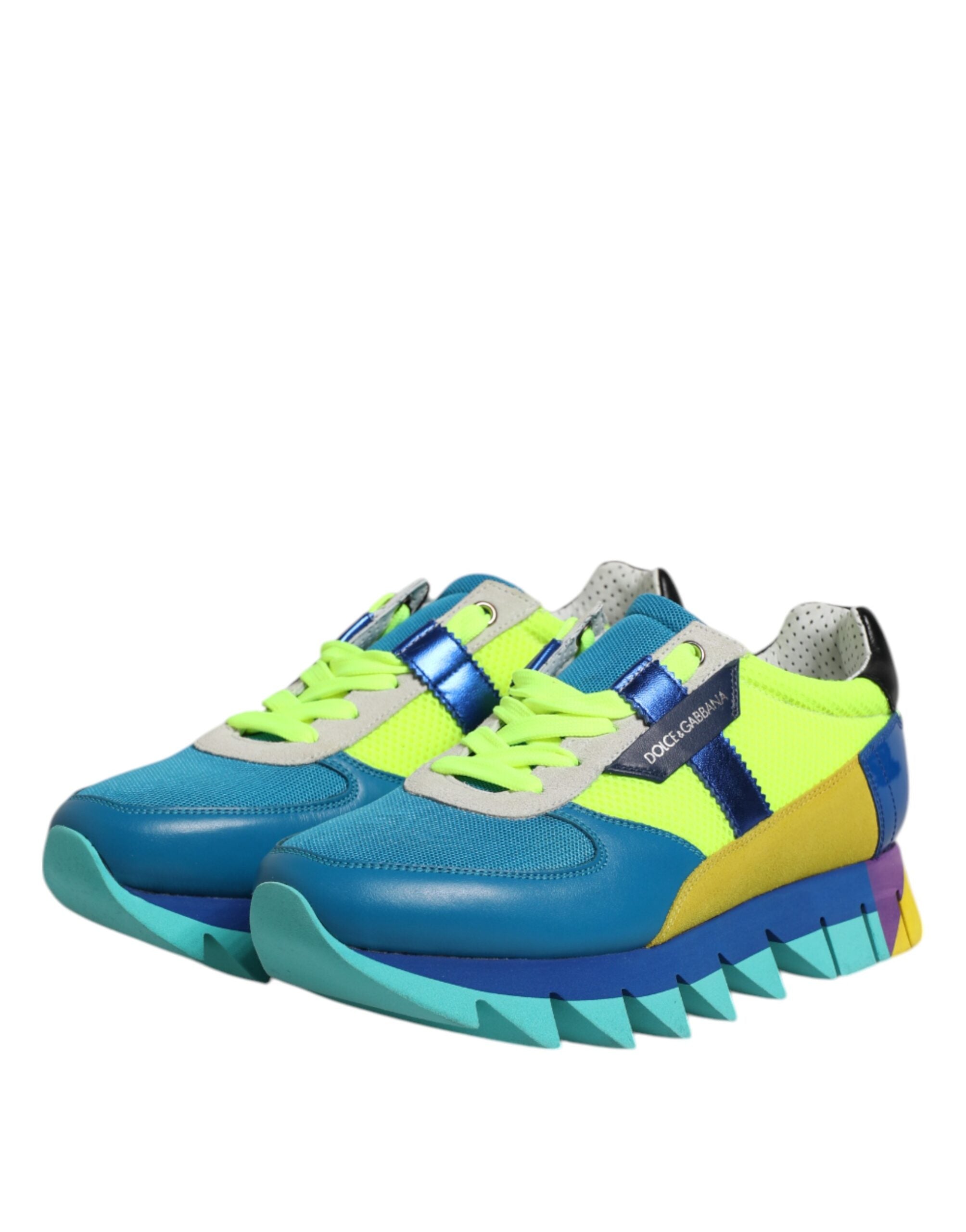 Multicolor Leather Low Top Men Sneakers Shoes - ventzia