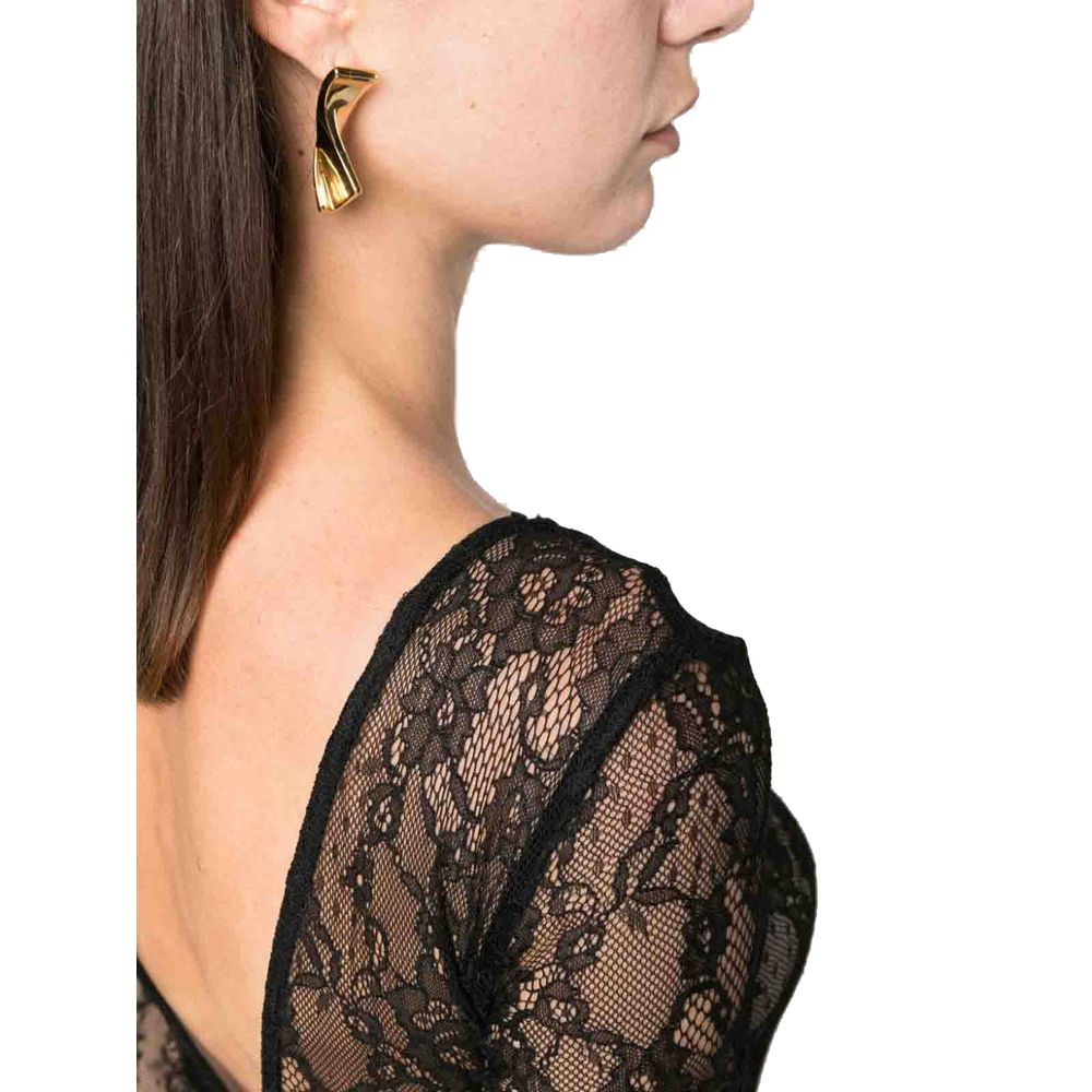 Black Nylon Tops & T-Shirt - ventzia