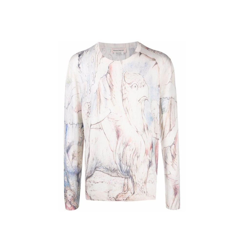 William Blake Dante Print Pullover - ventzia