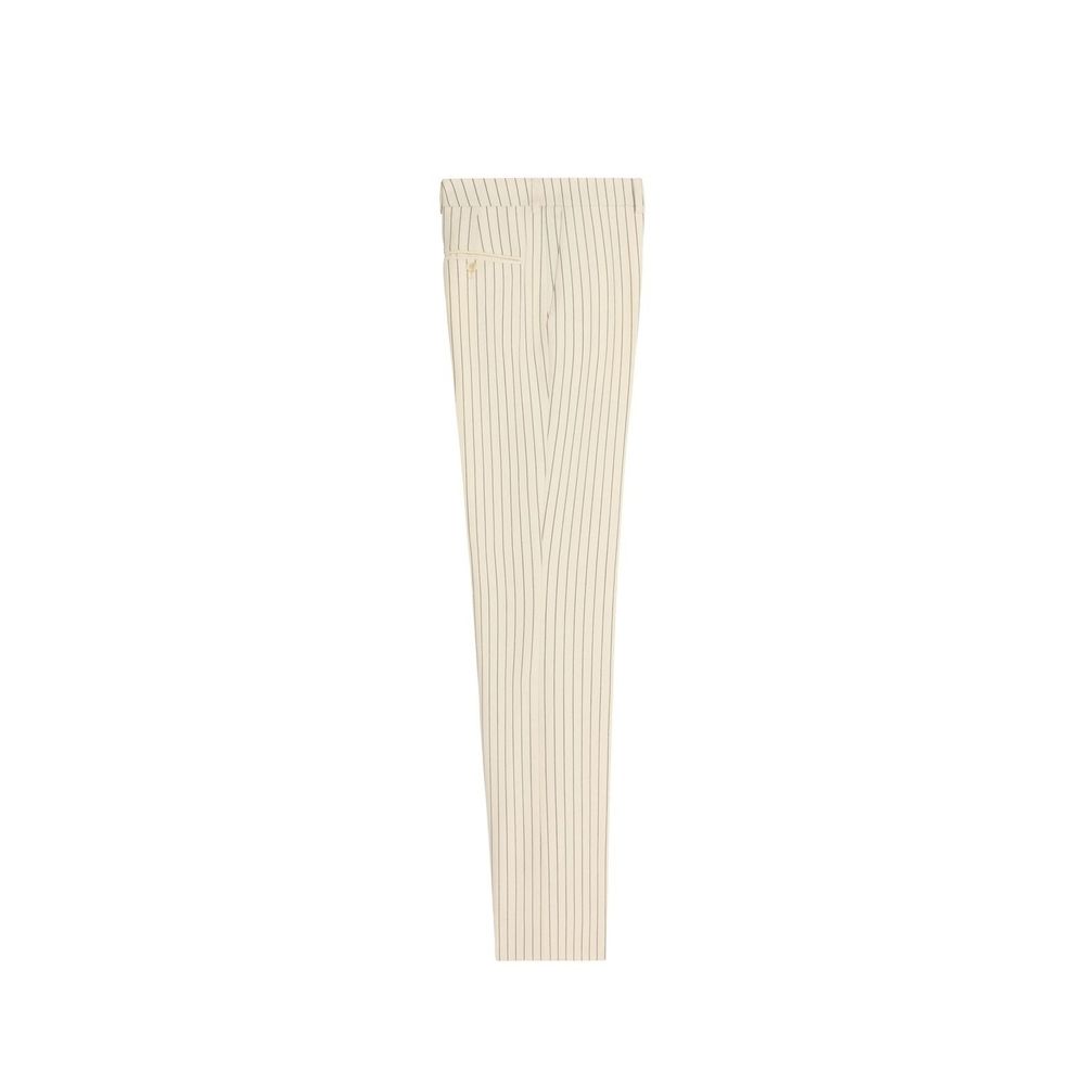 Wool Striped Pants - ventzia