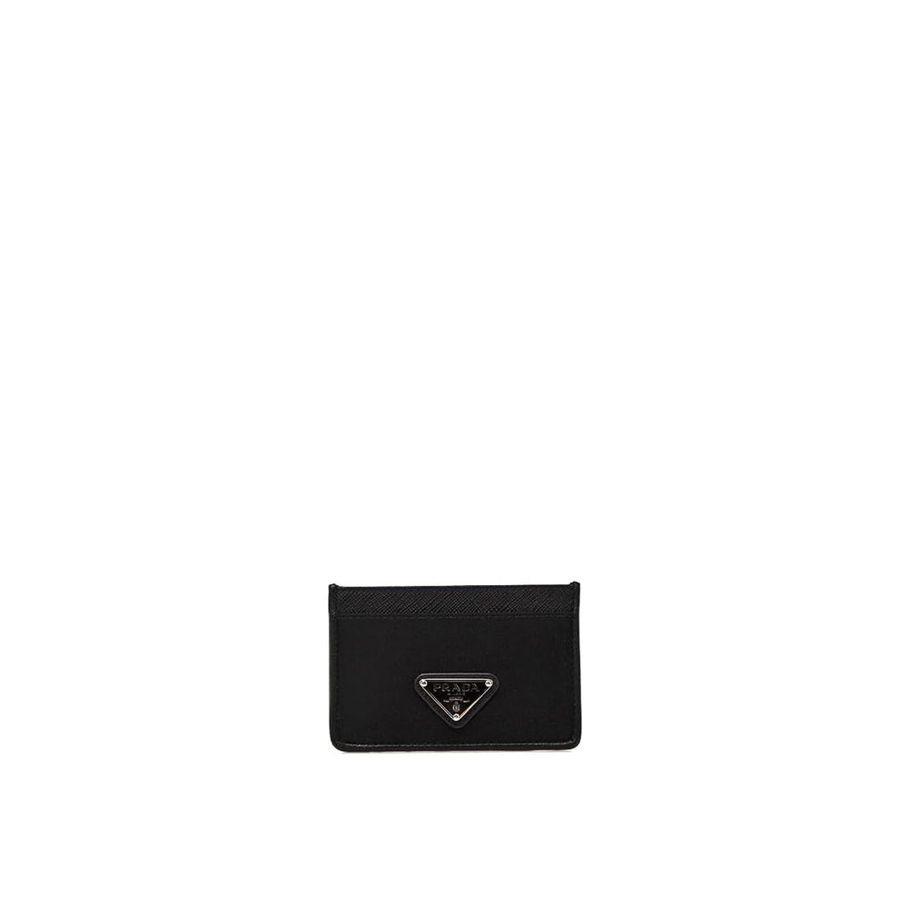 Nylon And Leather Card Holder - ventzia
