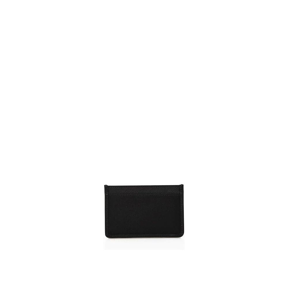 Nylon And Leather Card Holder - ventzia