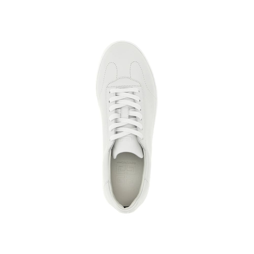 'Town' Leather Low Sneakers - ventzia