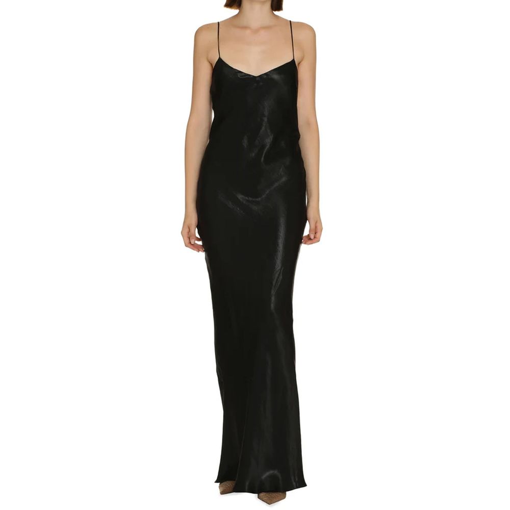 Satin Long Dress - ventzia