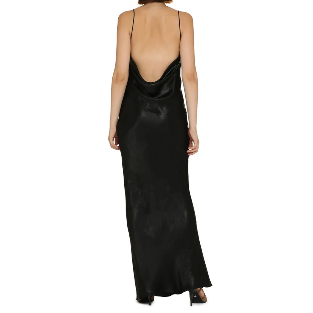 Satin Long Dress - ventzia