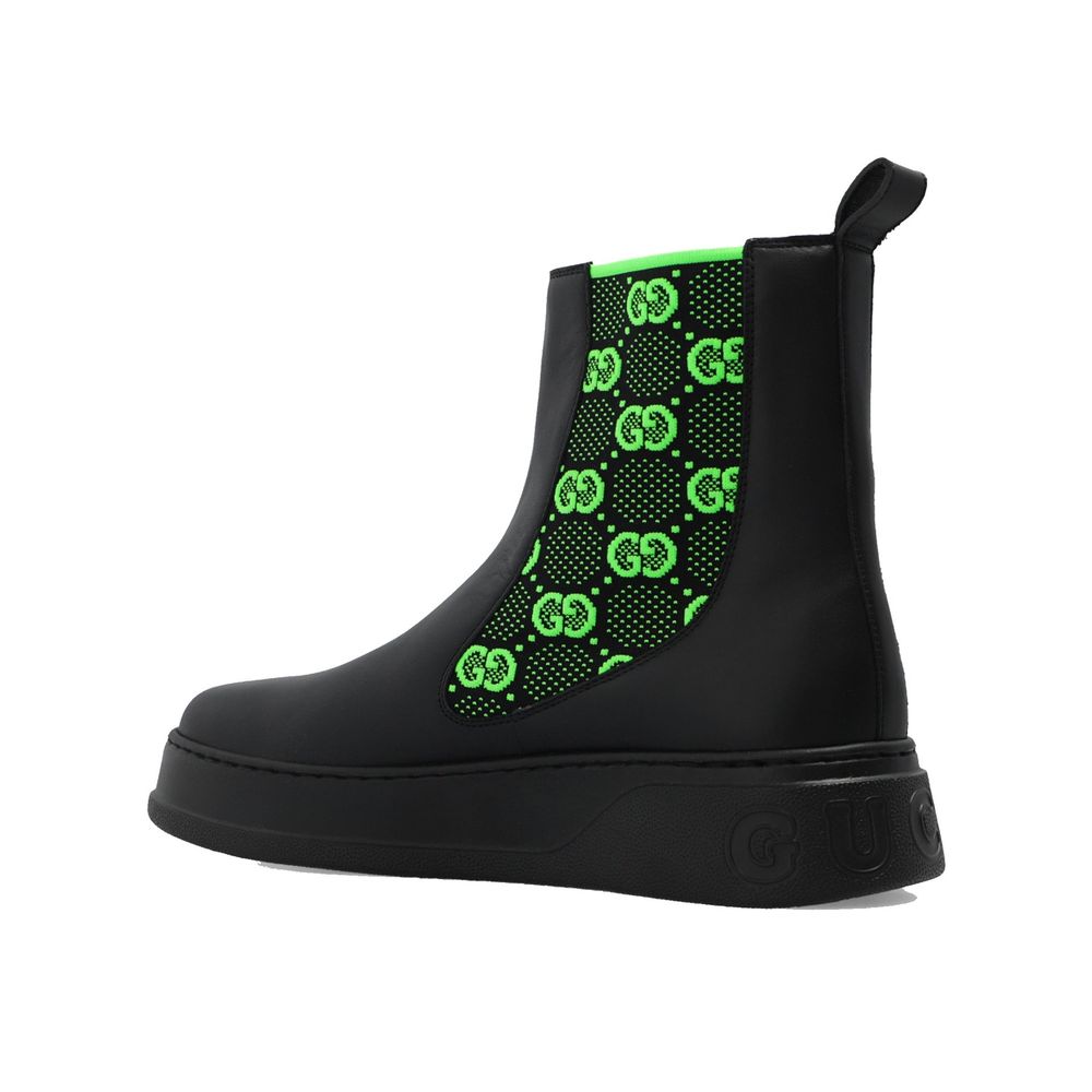 GG Leather Boots - ventzia