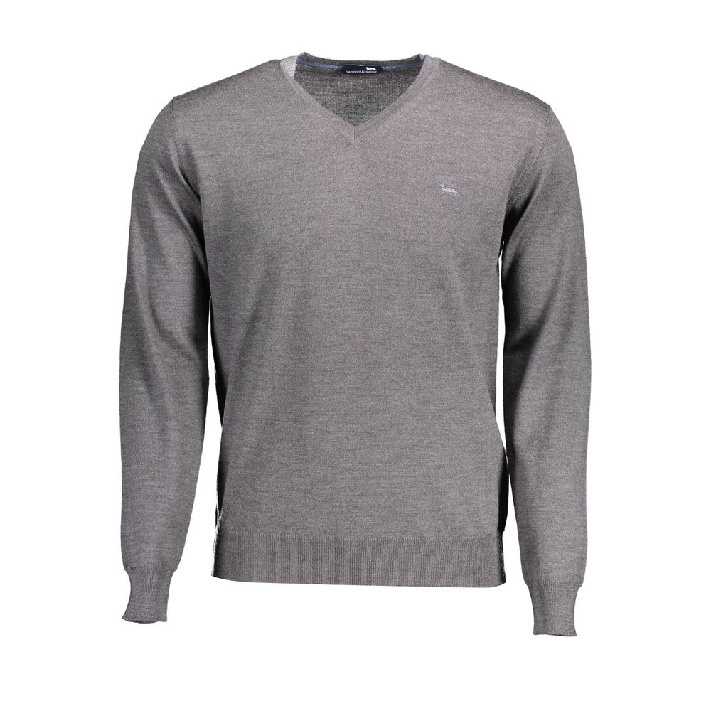 Gray Wool Sweater - ventzia