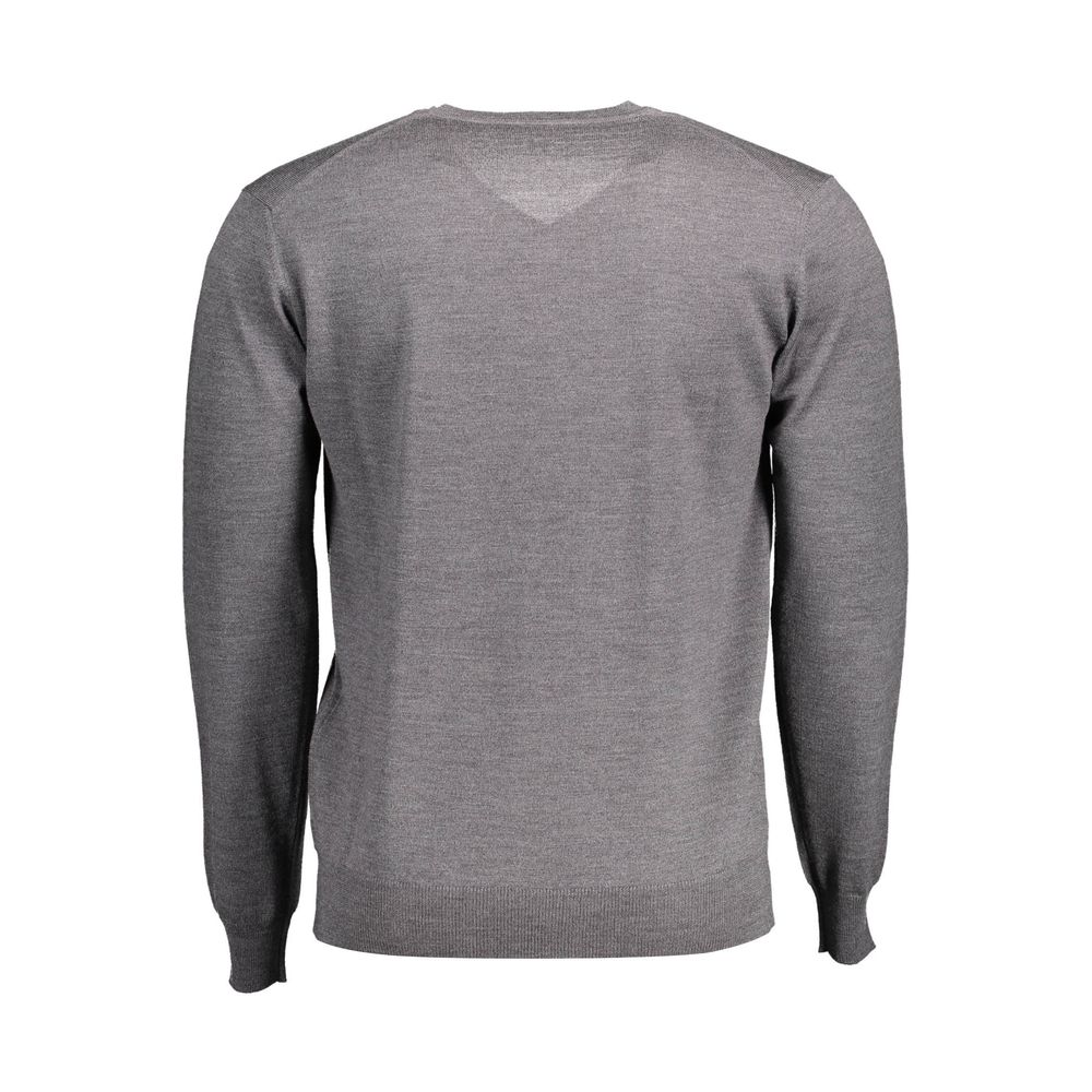 Gray Wool Sweater - ventzia